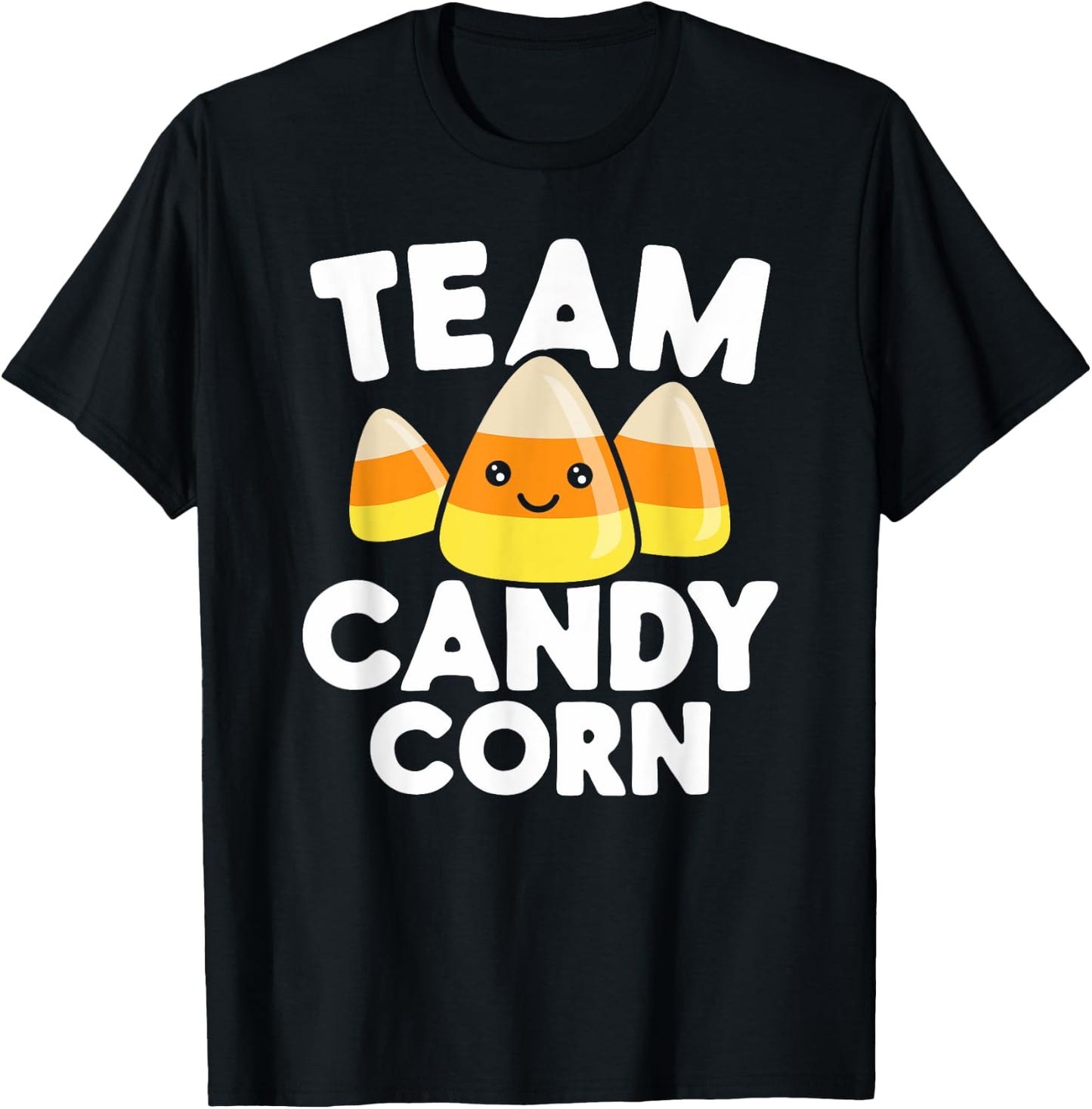 Team Candy Corn Funny Halloween T-Shirt - T-Shirt | Black