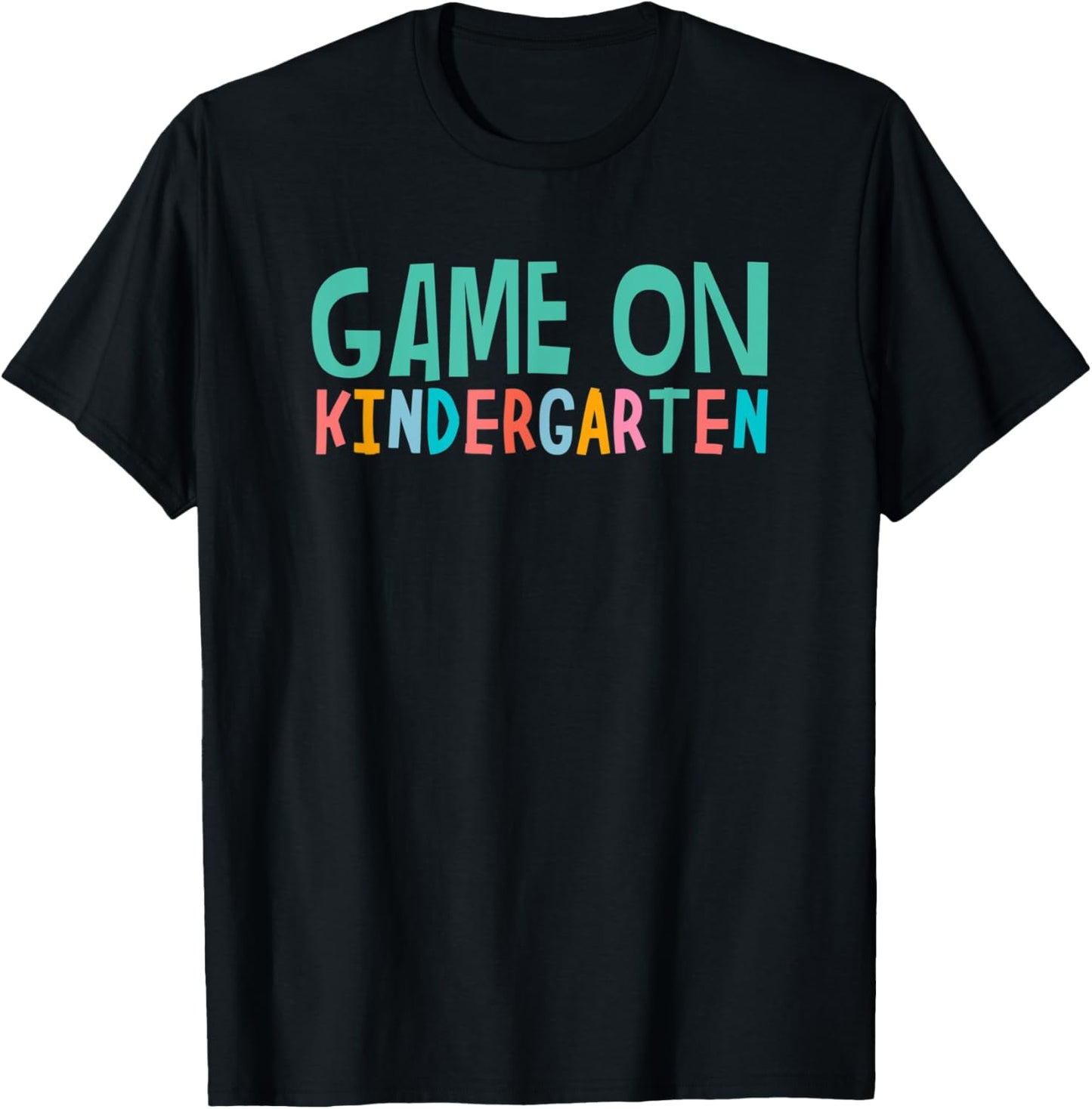 Game On Kindergarten Teacher And Students Men Women Kids T-Shirt - T-Shirt | Black