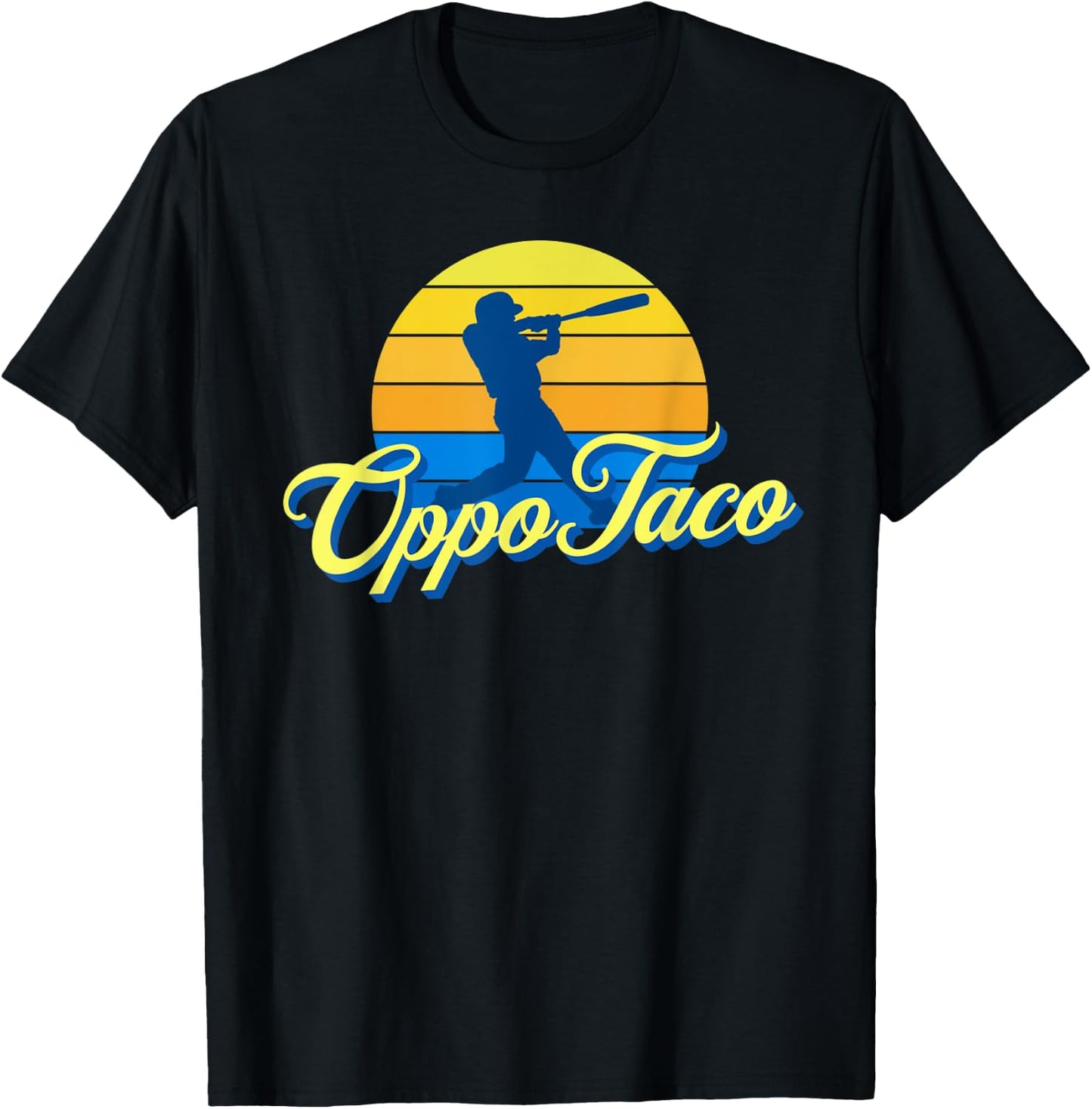 Oppo Taco Home Run Baseball T-Shirt - T-Shirt | Black