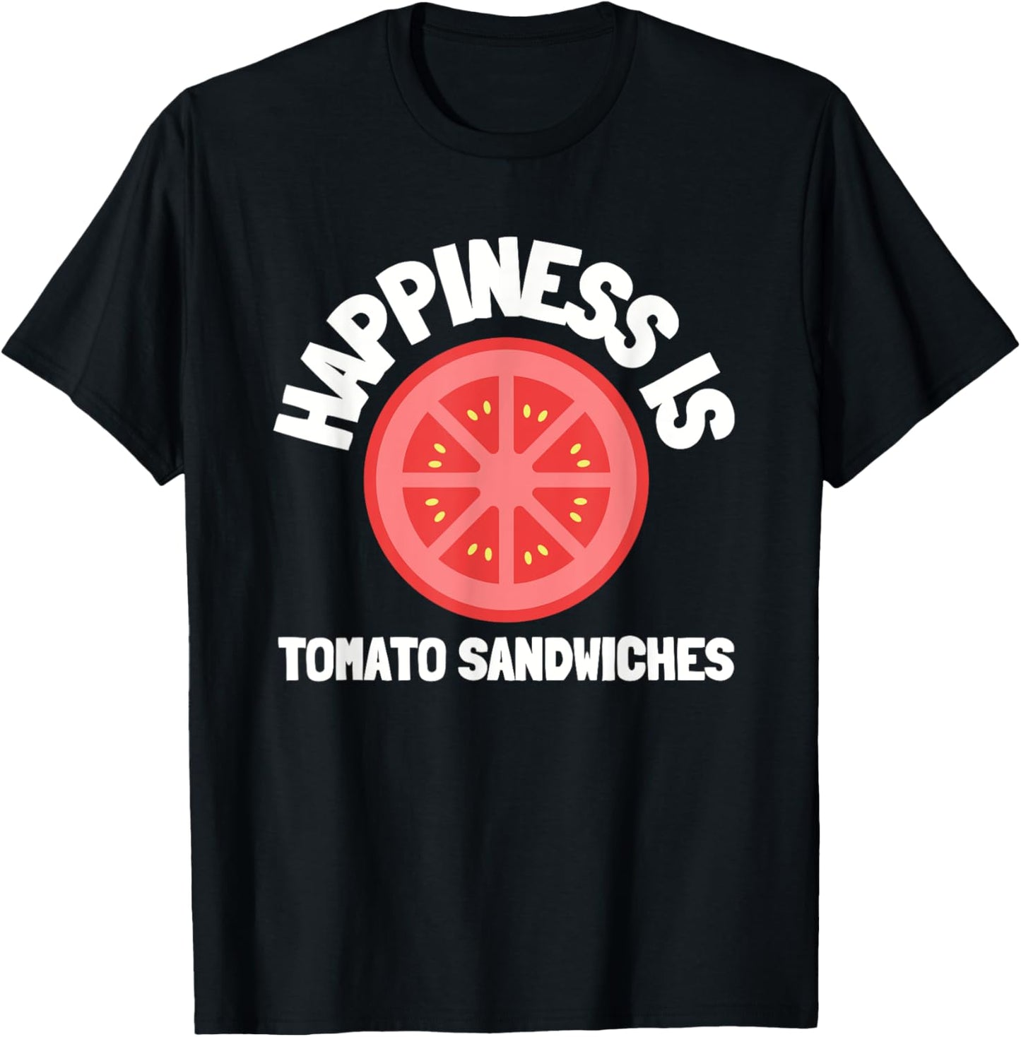 Hoagie Sub Artist And Sandwich Maker - Tomato Sandwich T-Shirt - T-Shirt | Black
