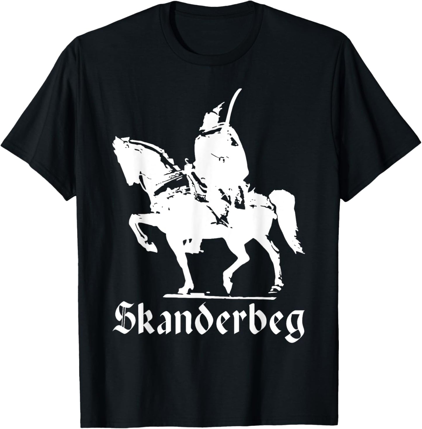 Skanderbeg Republic of Albania Shqipëria Tirana Albanian T-Shirt - T-Shirt | Black