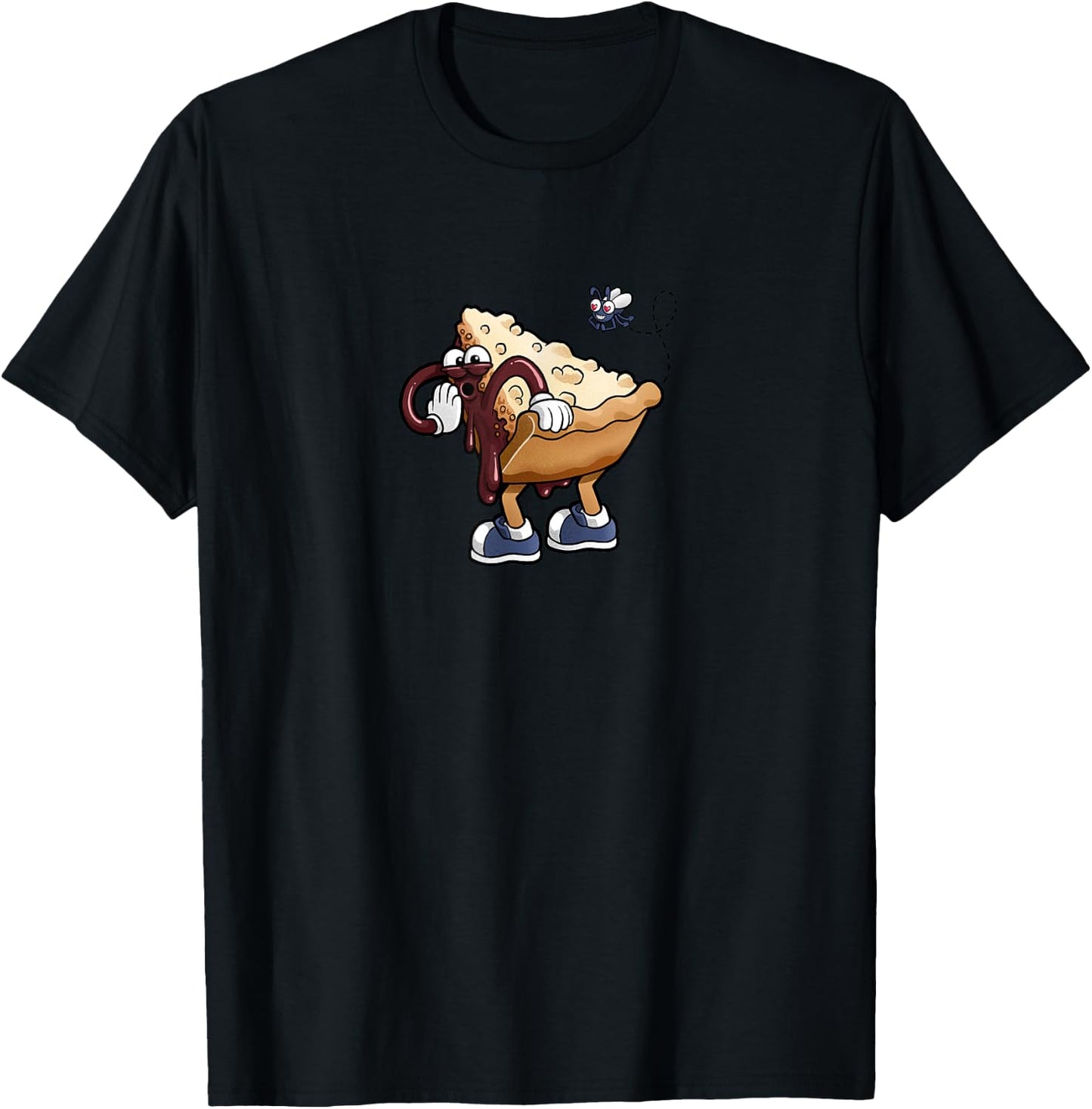Fudes! #005 - Shirley the Shoofly Pie T-Shirt - T-Shirt | Black