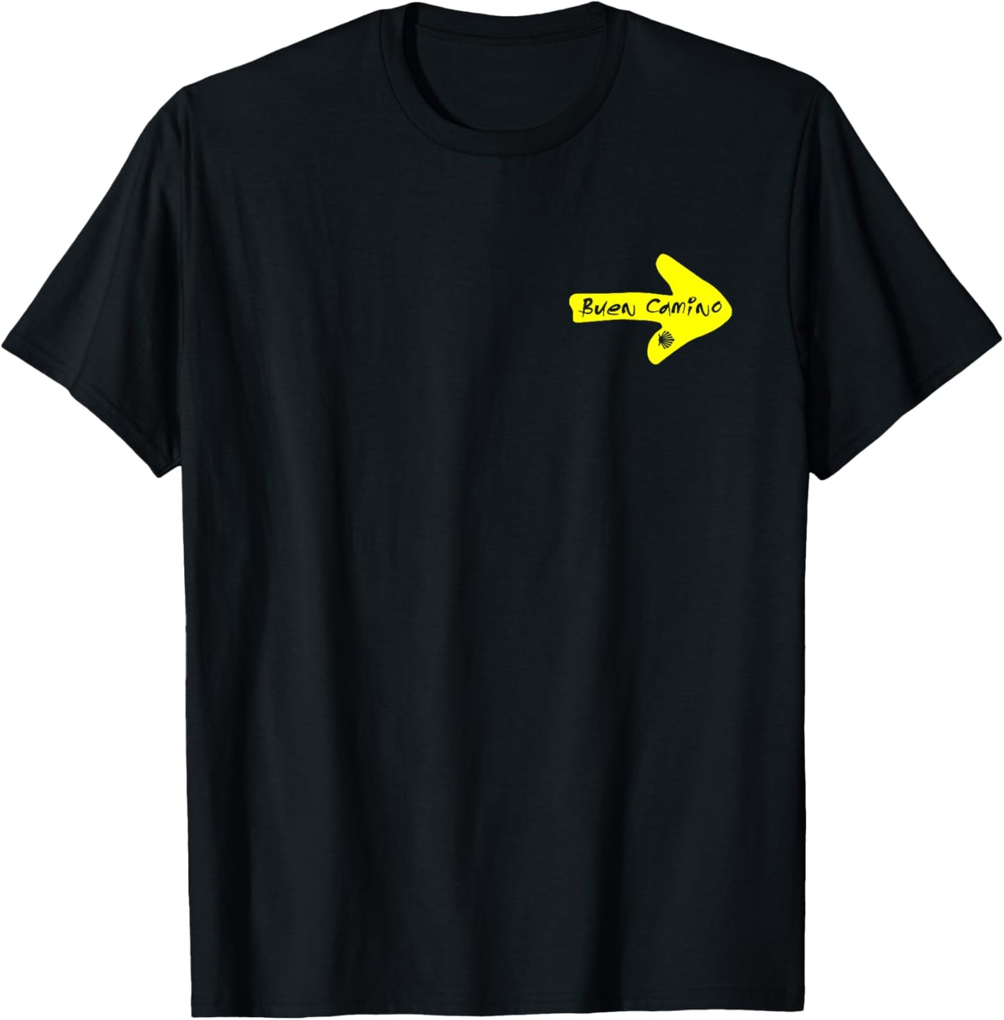 Camino de Santiago de Compostela Pilgrim Hiking St James Way T-Shirt - T-Shirt | Black