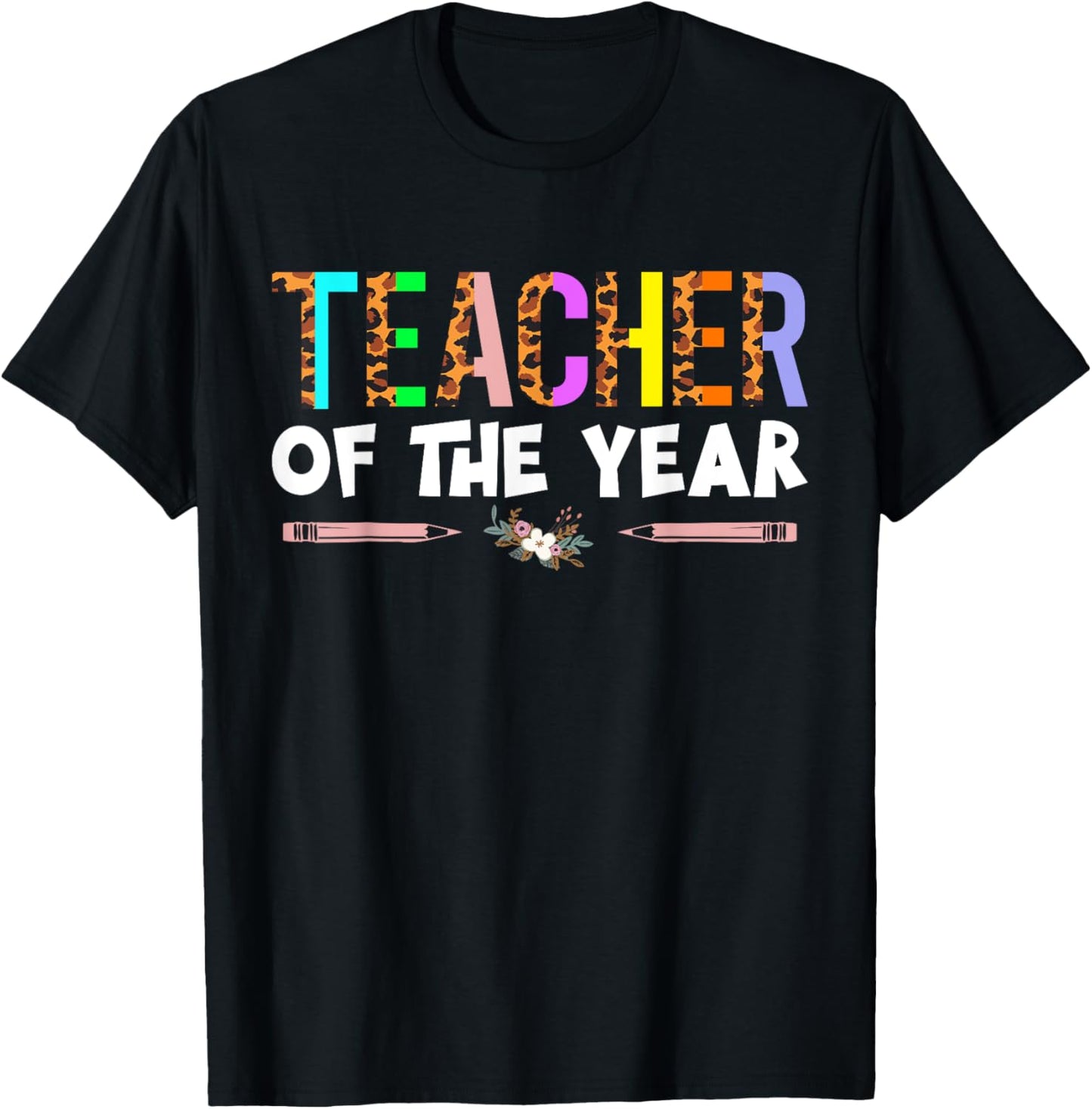 Teacher of The Year Party Gift Teacher Appreciation Gifts Small T-Shirt - T-Shirt | Black