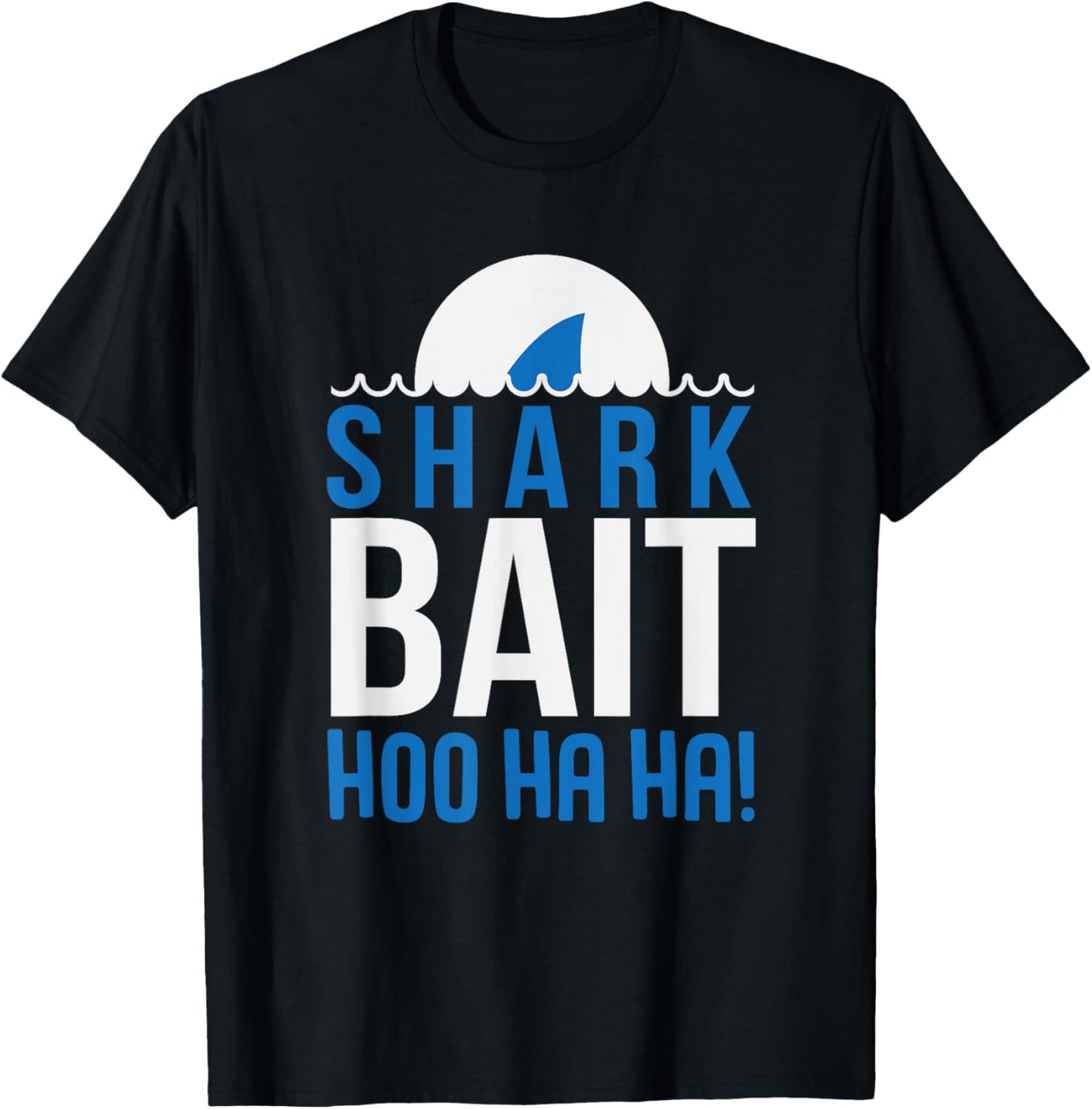 Shark Bait Funny Shark for Kids T-Shirt - T-Shirt | Black