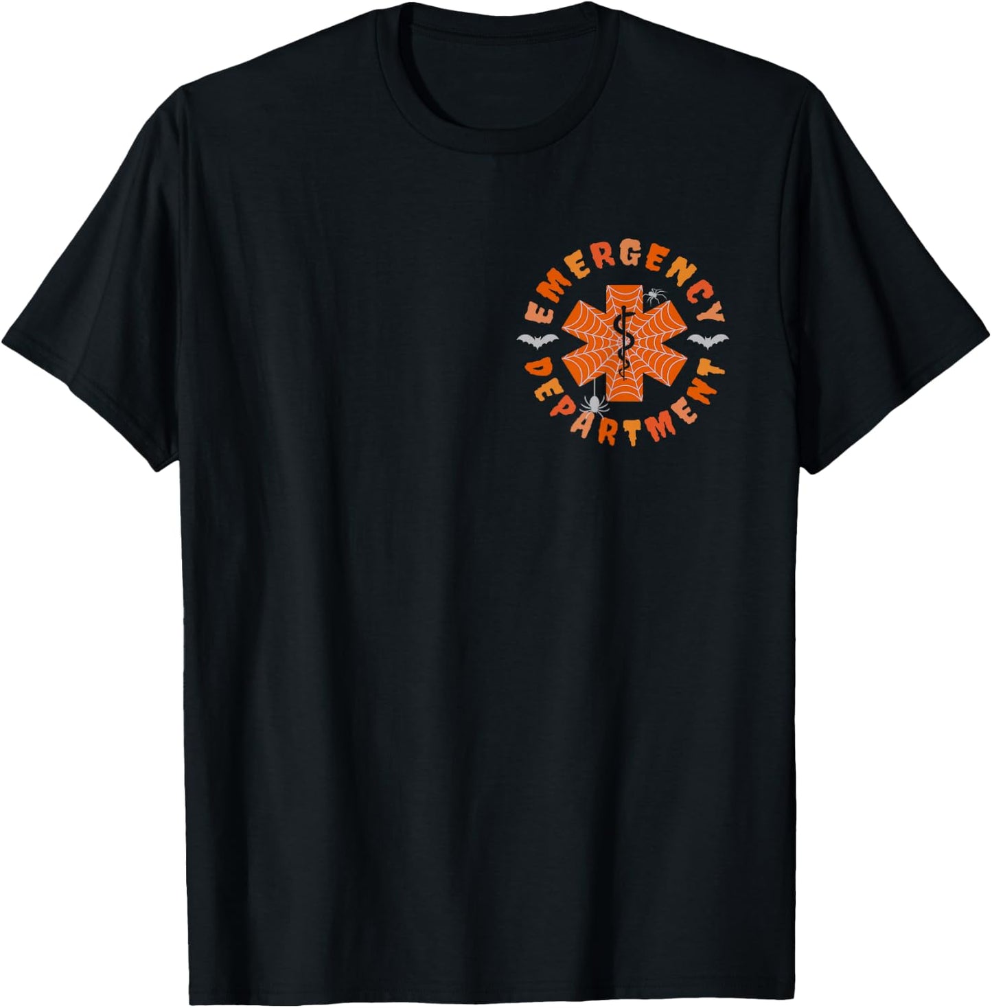 Emergency Department Halloween Emergency Room Nursing Nurse T-Shirt - T-Shirt | Black