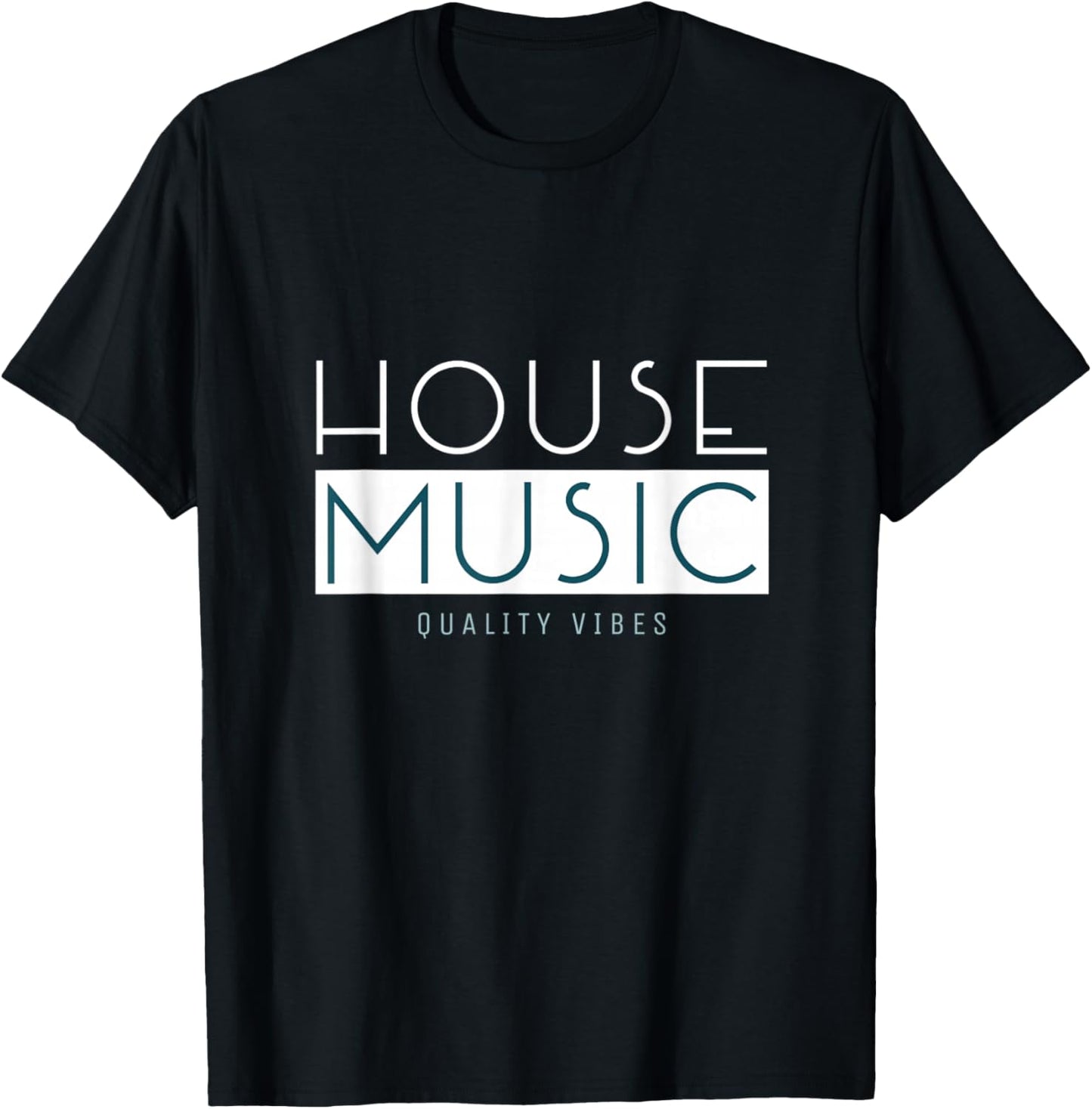 House Music Deep House EDM DJ Festival Music T-Shirt - T-Shirt | Black