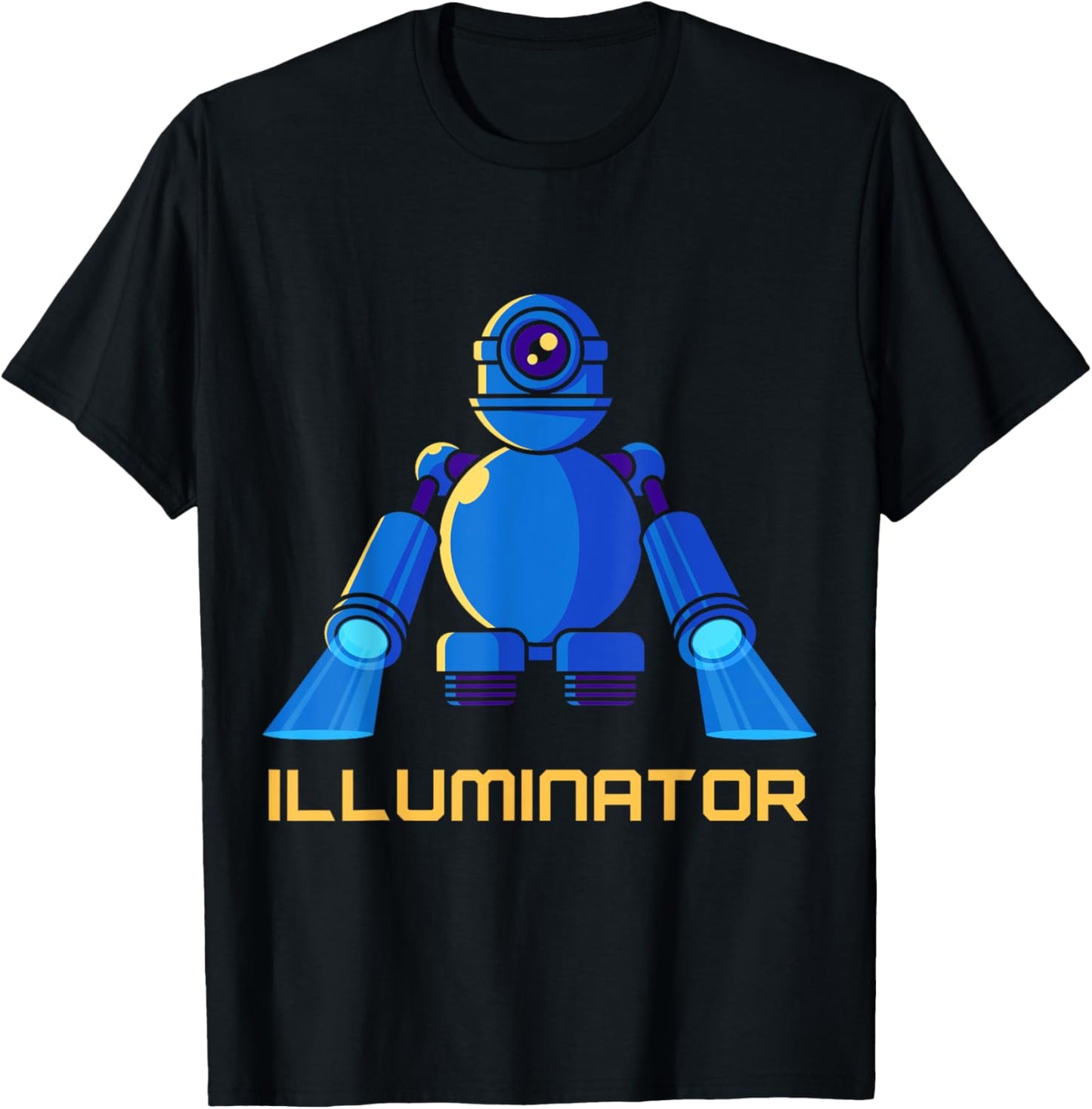 ILLUMINATOR MOVING LIGHT Theatre Lighting Technician Stage T-Shirt - T-Shirt | Black