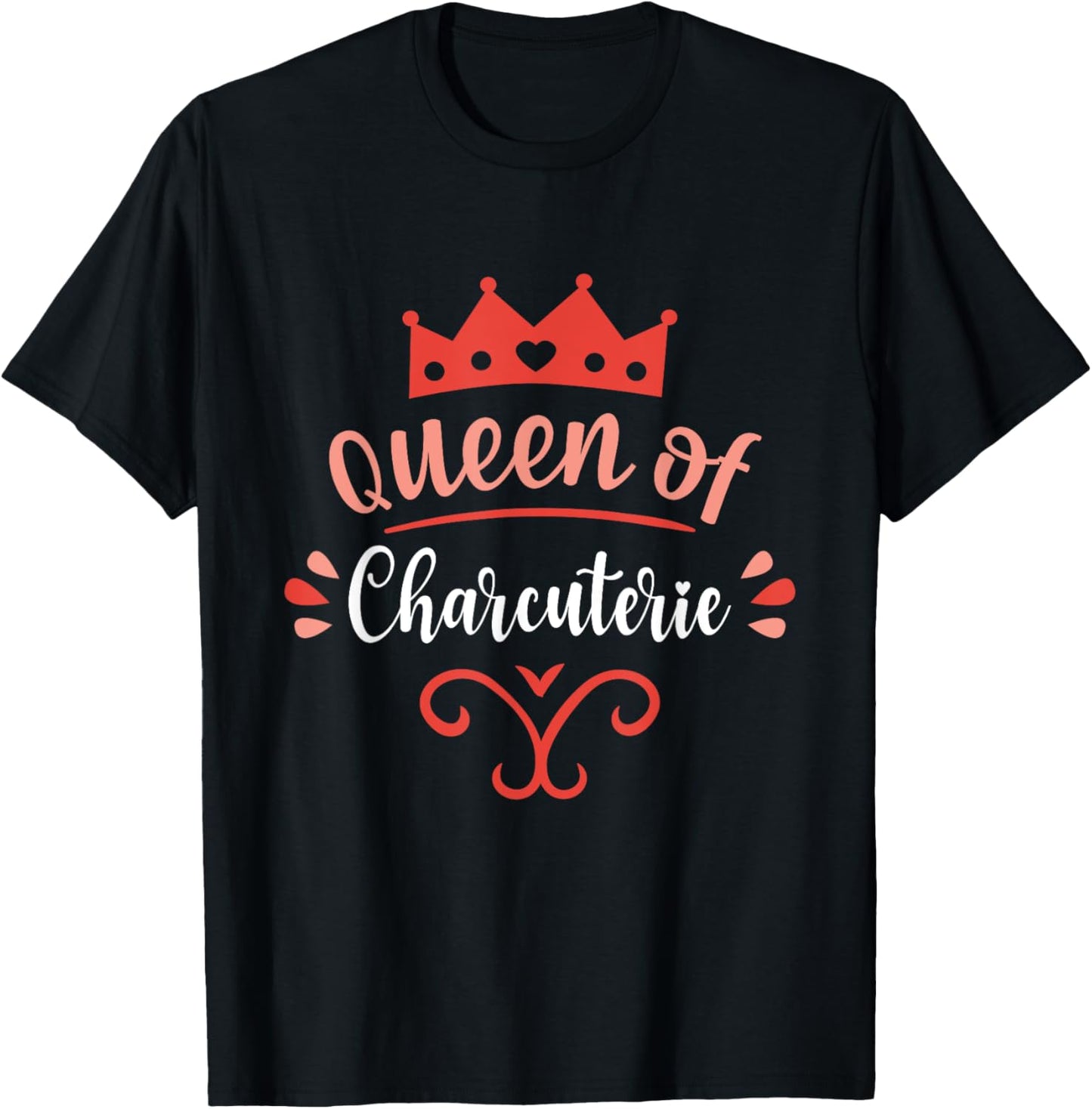Queen Of Charcuterie T-Shirt - T-Shirt | Black