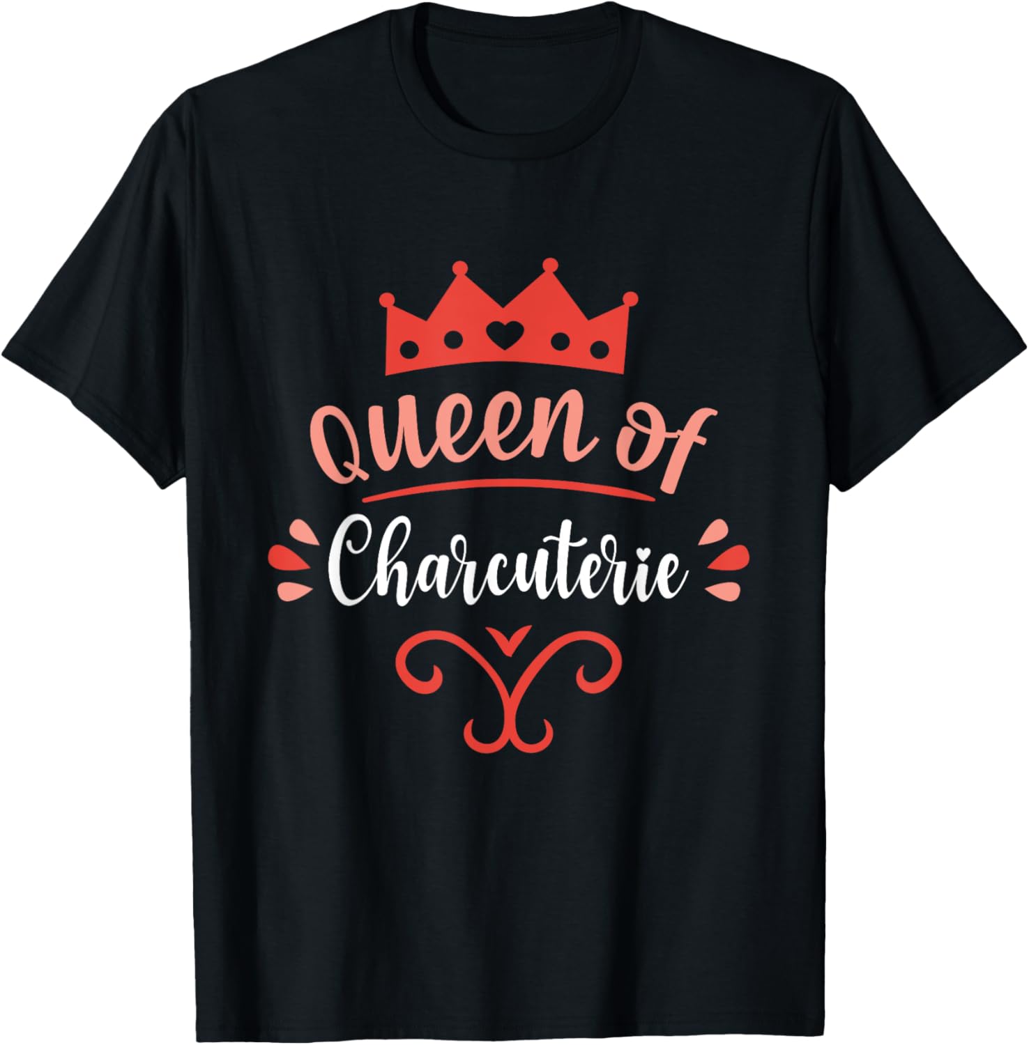 Queen Of Charcuterie T-Shirt - T-Shirt | Black
