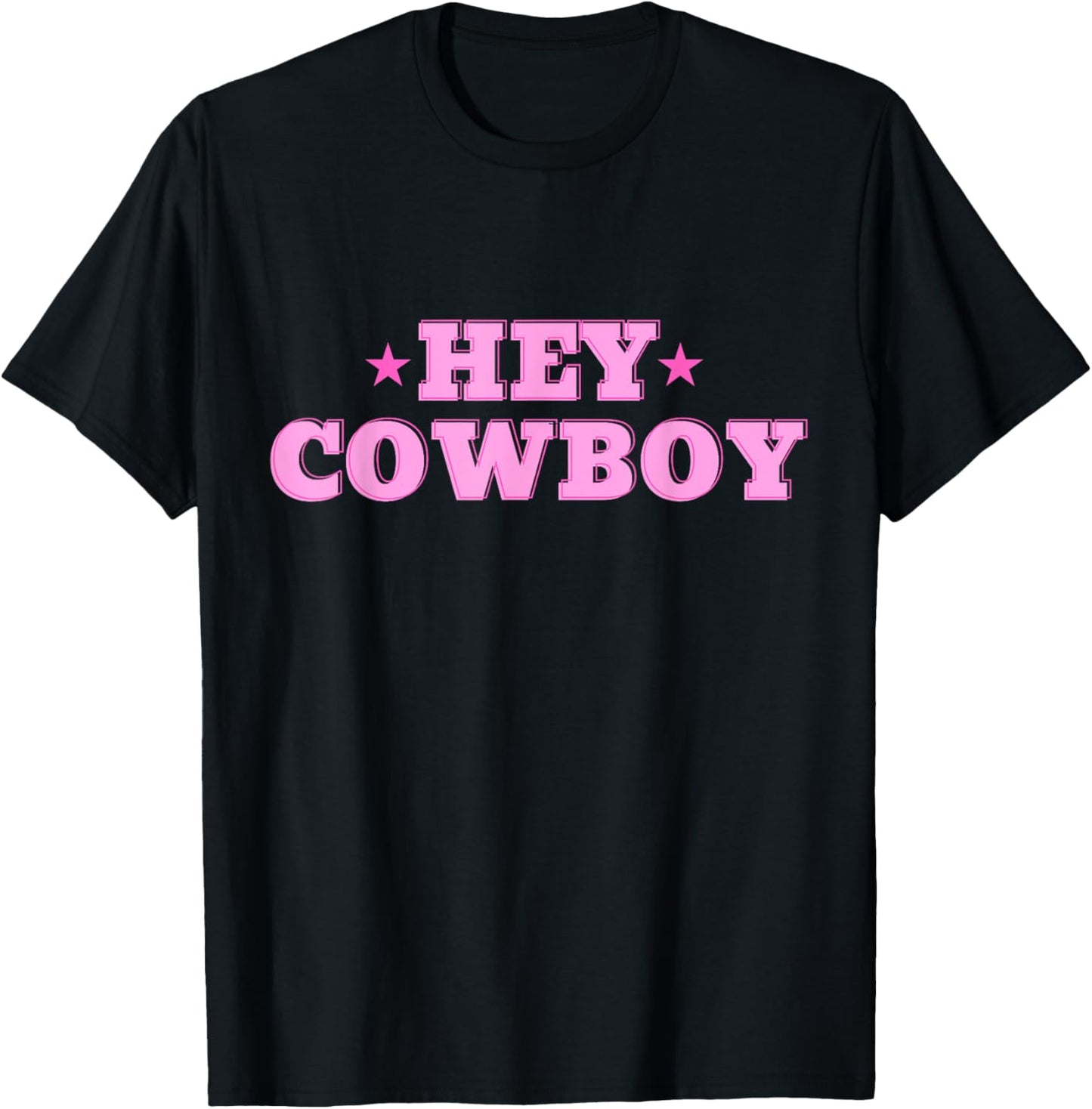 Hey Cowboy T-Shirt - T-Shirt | Black