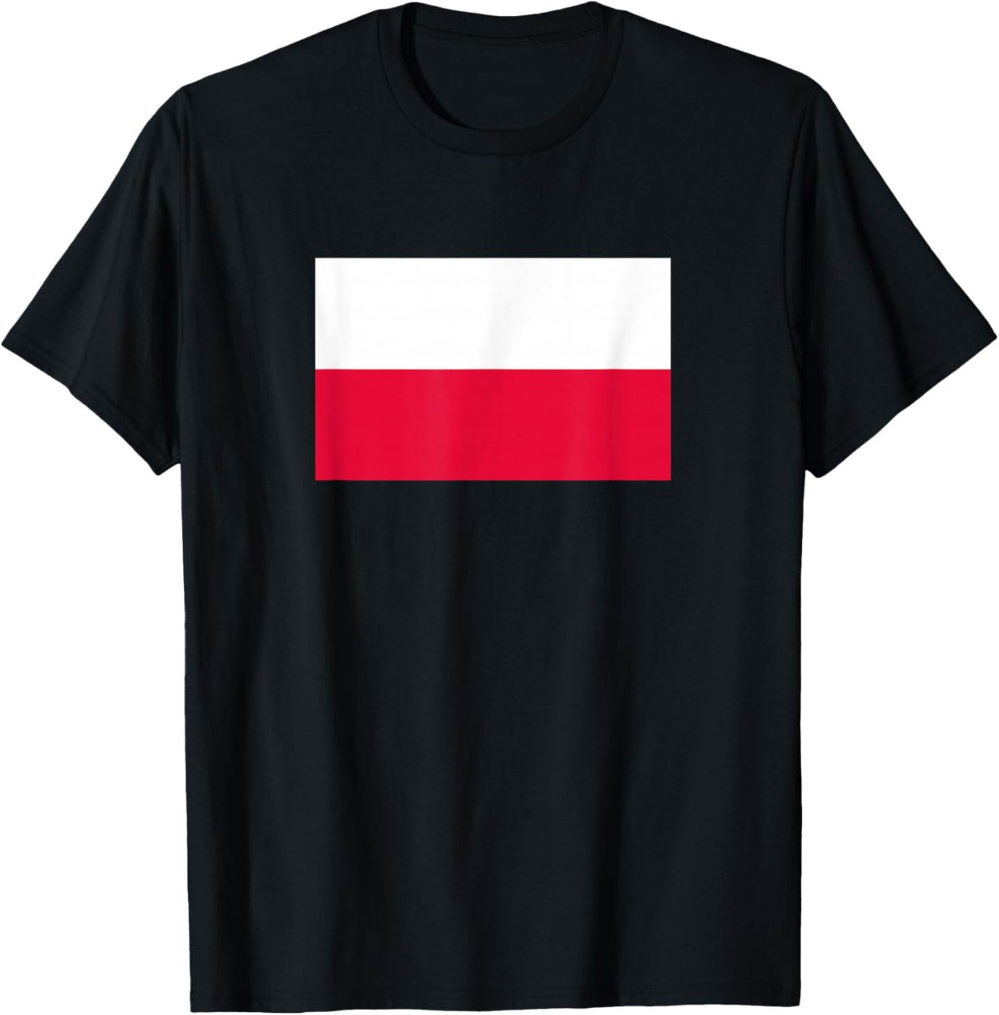 Poland Flag Cool Polska Flaga Polish Flags Women Men T-Shirt - T-Shirt | Black