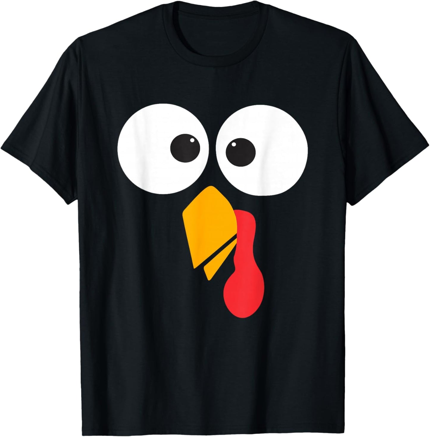 Thanksgiving Turkey Face Matching Family Costume Cute Kids T-Shirt - T-Shirt | Black