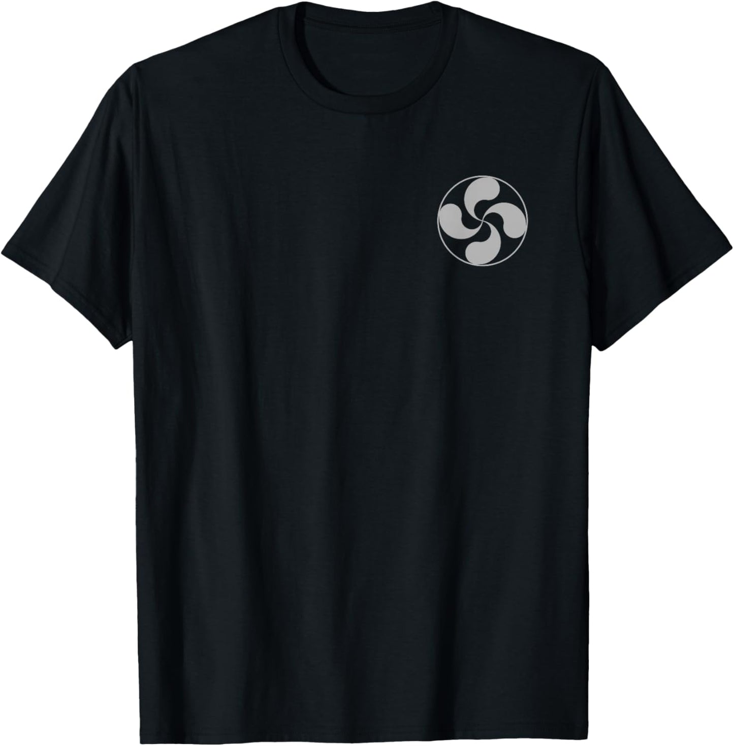 Lauburu Basque Country Symbol People T-Shirt - T-Shirt | Black