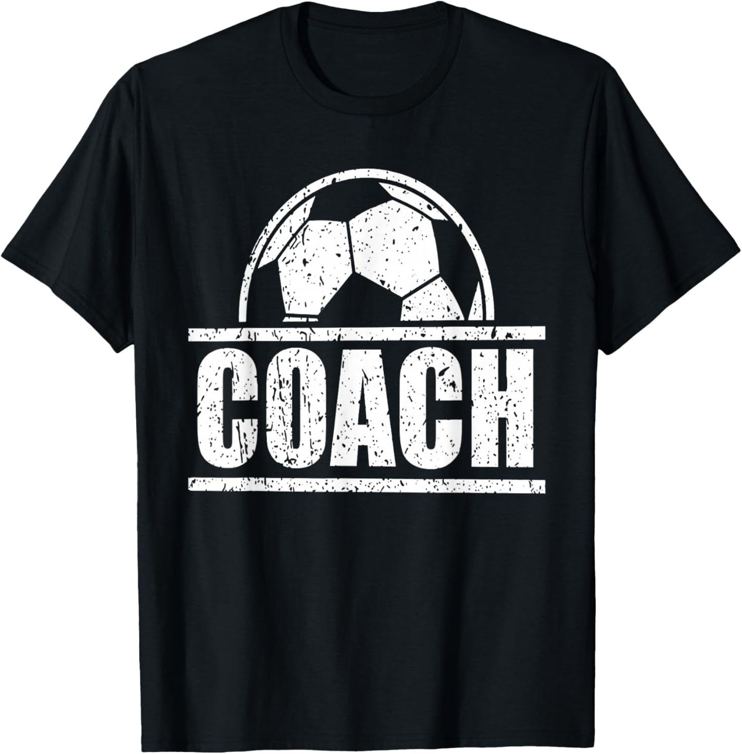 Soccer Coach Sports Coaching Staff Soccer Dad Father's Day T-Shirt - T-Shirt | Black