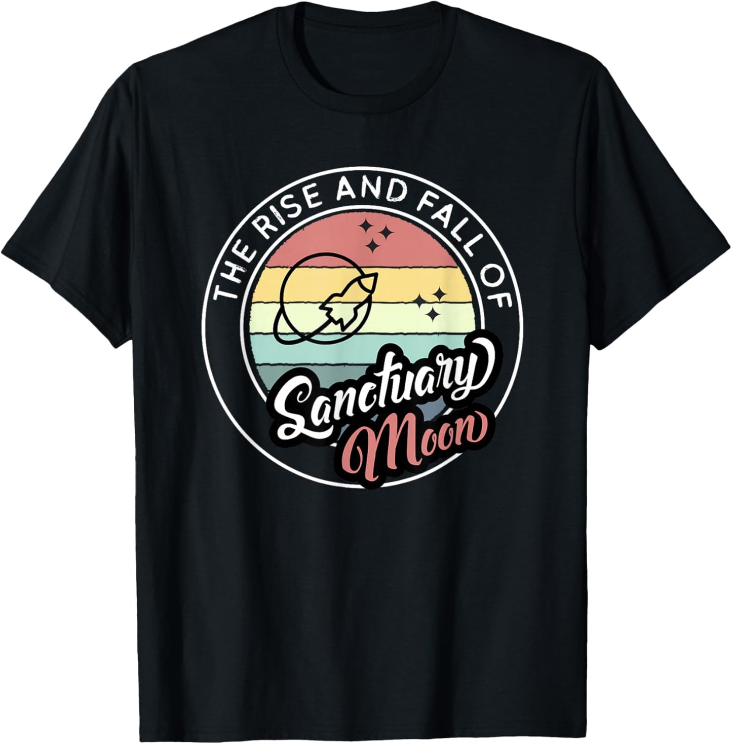 The Rise and Fall of Sanctuary Moon T-Shirt - T-Shirt | Black