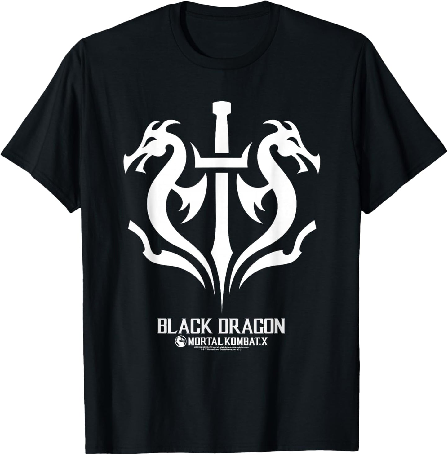 Mortal Kombat X Black Dragon T-Shirt - T-Shirt | Black