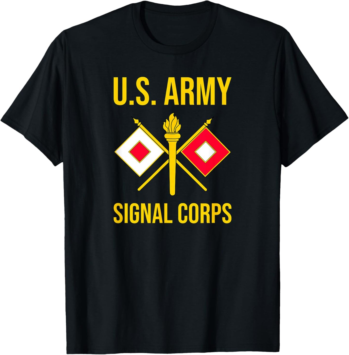 Army Signal Corps Branch USASC US T-Shirt - T-Shirt | Black
