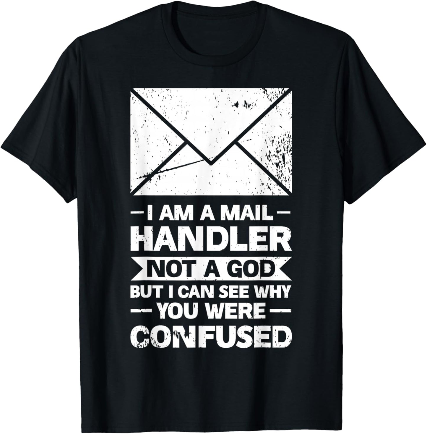 Mail Handler Job Colleague And Coworker Two T-Shirt - T-Shirt | Black