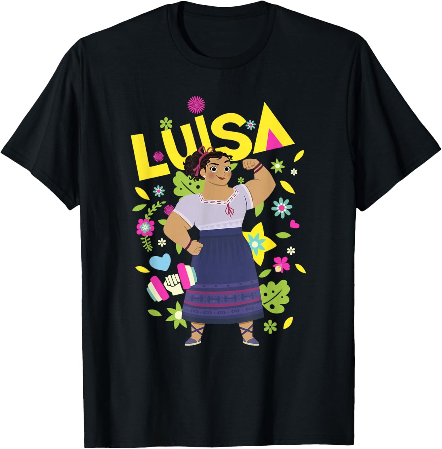 Disney Encanto Luisa Poster T-Shirt - T-Shirt | Black