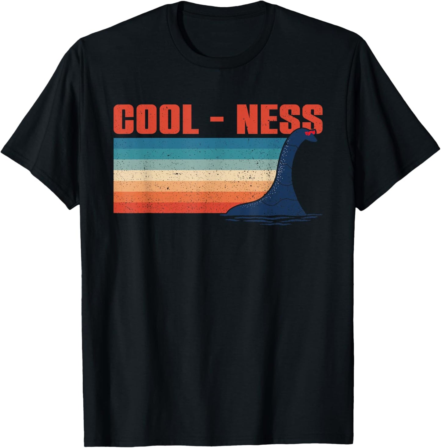Cool - Ness - Funny Nessie Loch Ness Monster T-Shirt - T-Shirt | Black