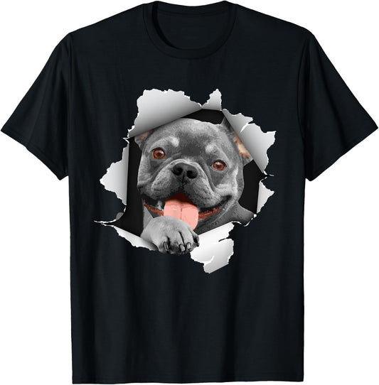 Cool French Bulldog Art Women Frenchie Bulldog Lover T-Shirt - T-Shirt | Black