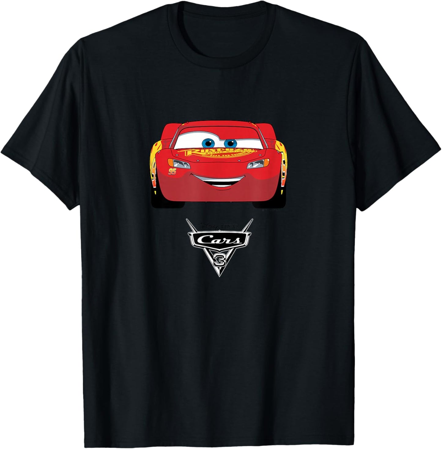 Disney Pixar - Cars 3 Lightning McQueen T-Shirt - T-Shirt | Black