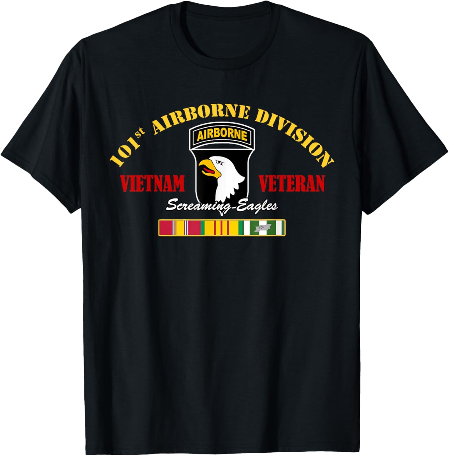 101st Airborne Division Vietnam Veteran T-Shirt - T-Shirt | Black