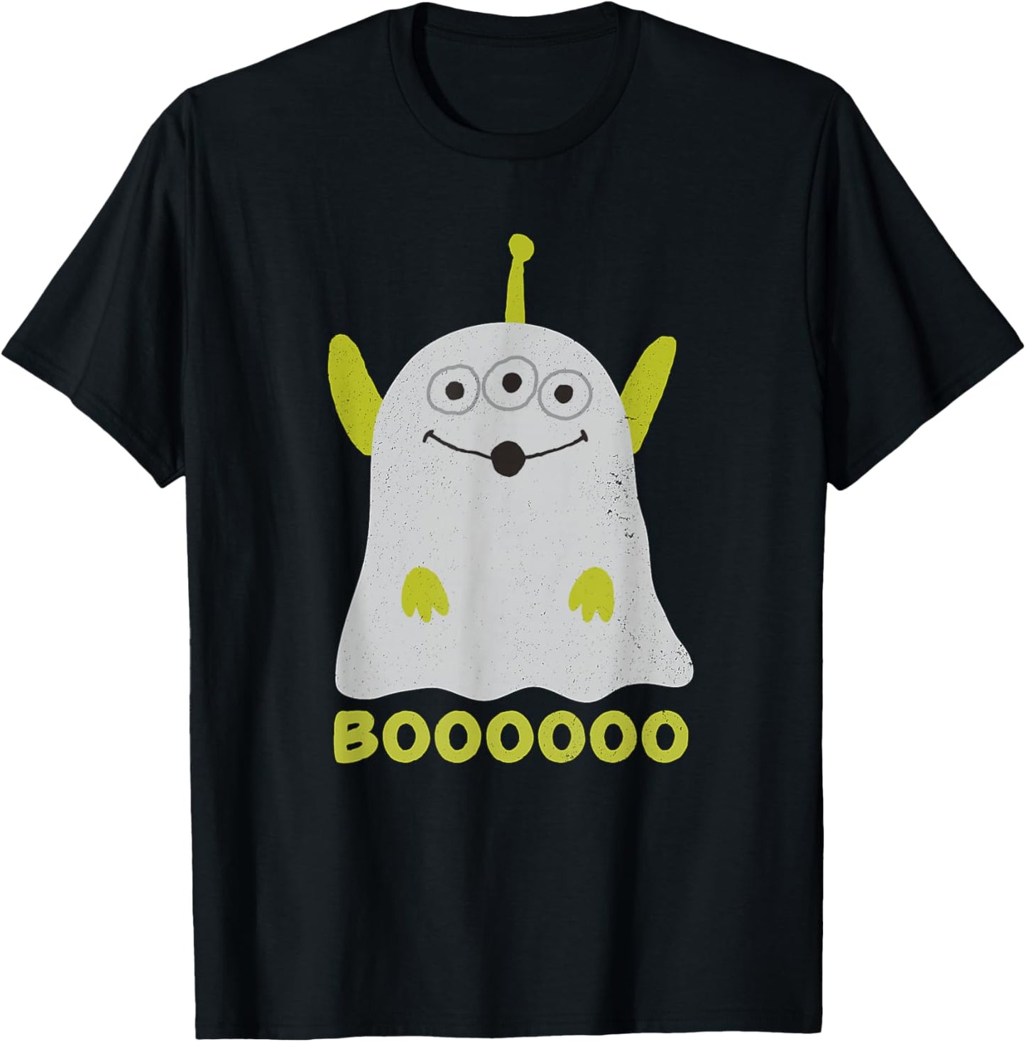 Disney Pixar Toy Story Alien BOOO Ghost Halloween T-Shirt - T-Shirt | Black