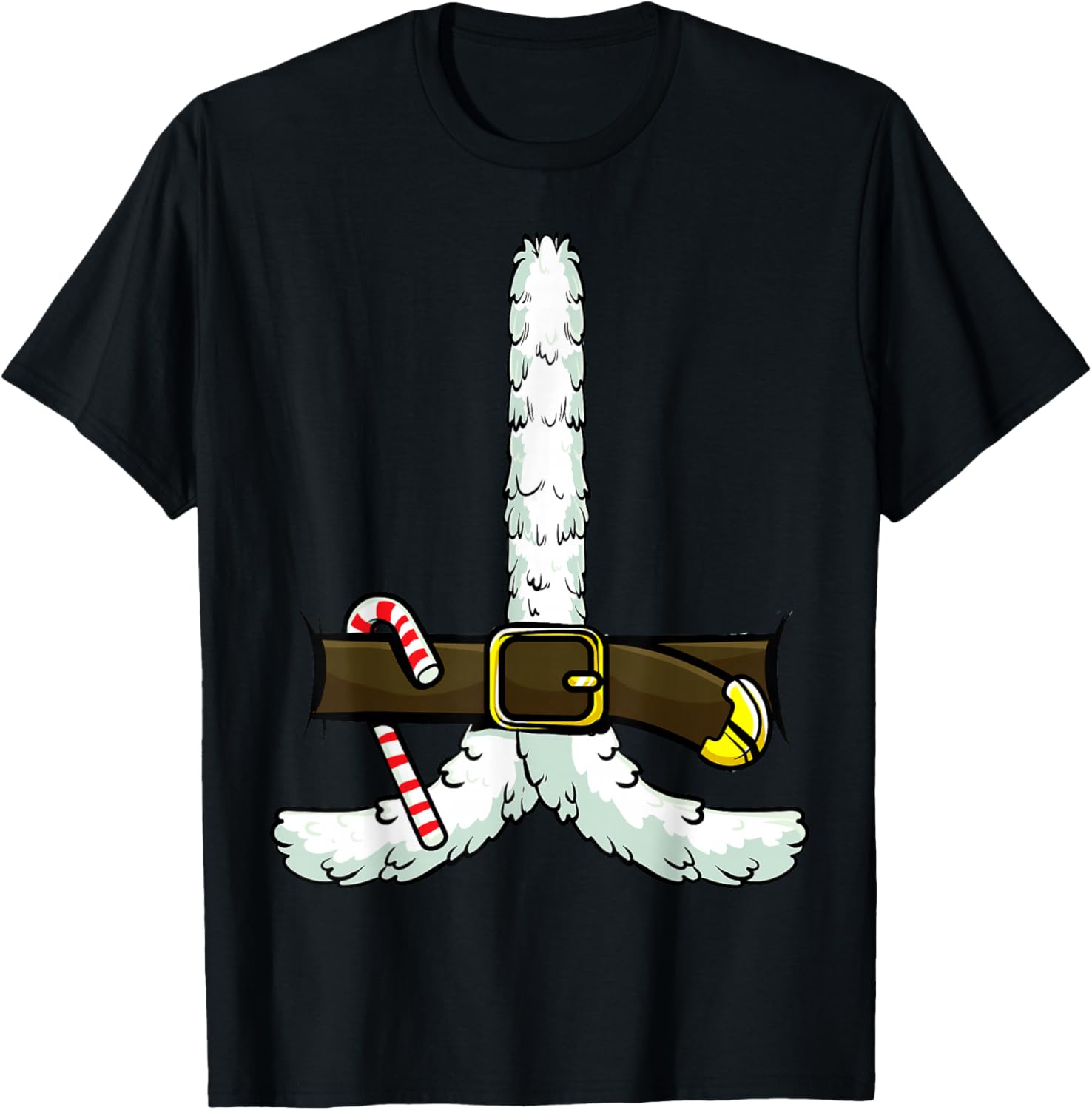 Santa Claus Costume Novelty Christmas Matching Men Women Kid T-Shirt - T-Shirt | Black