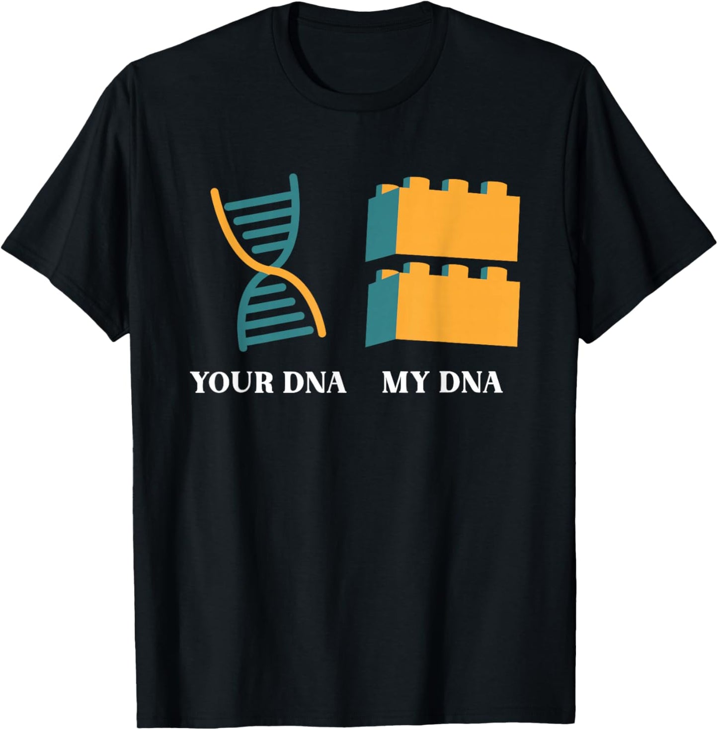 Big Building Blocks DNA Master Builder Children Kids Toy T-Shirt - T-Shirt | Black