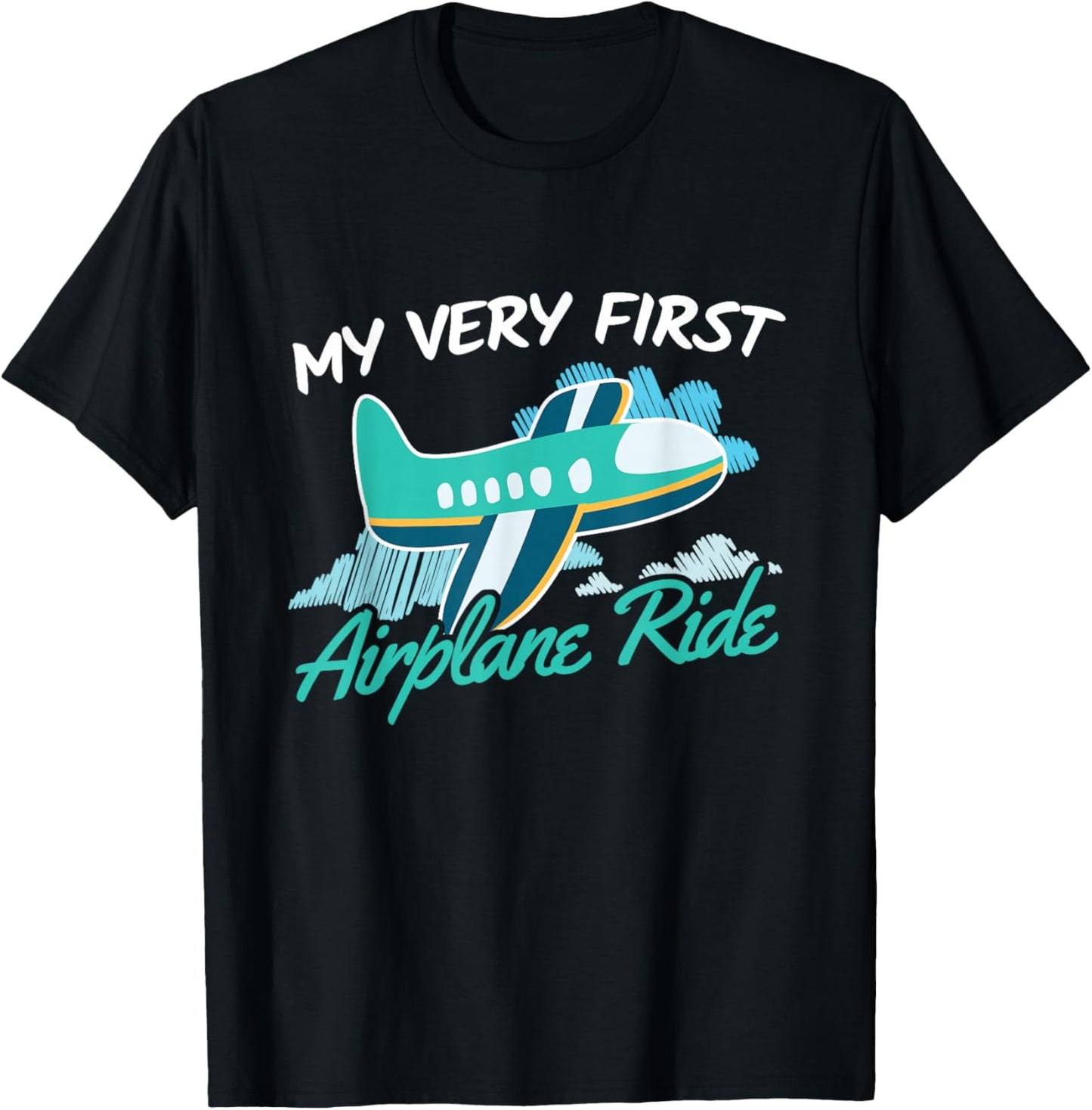 My very first Plane Ride T-Shirt - T-Shirt | Black