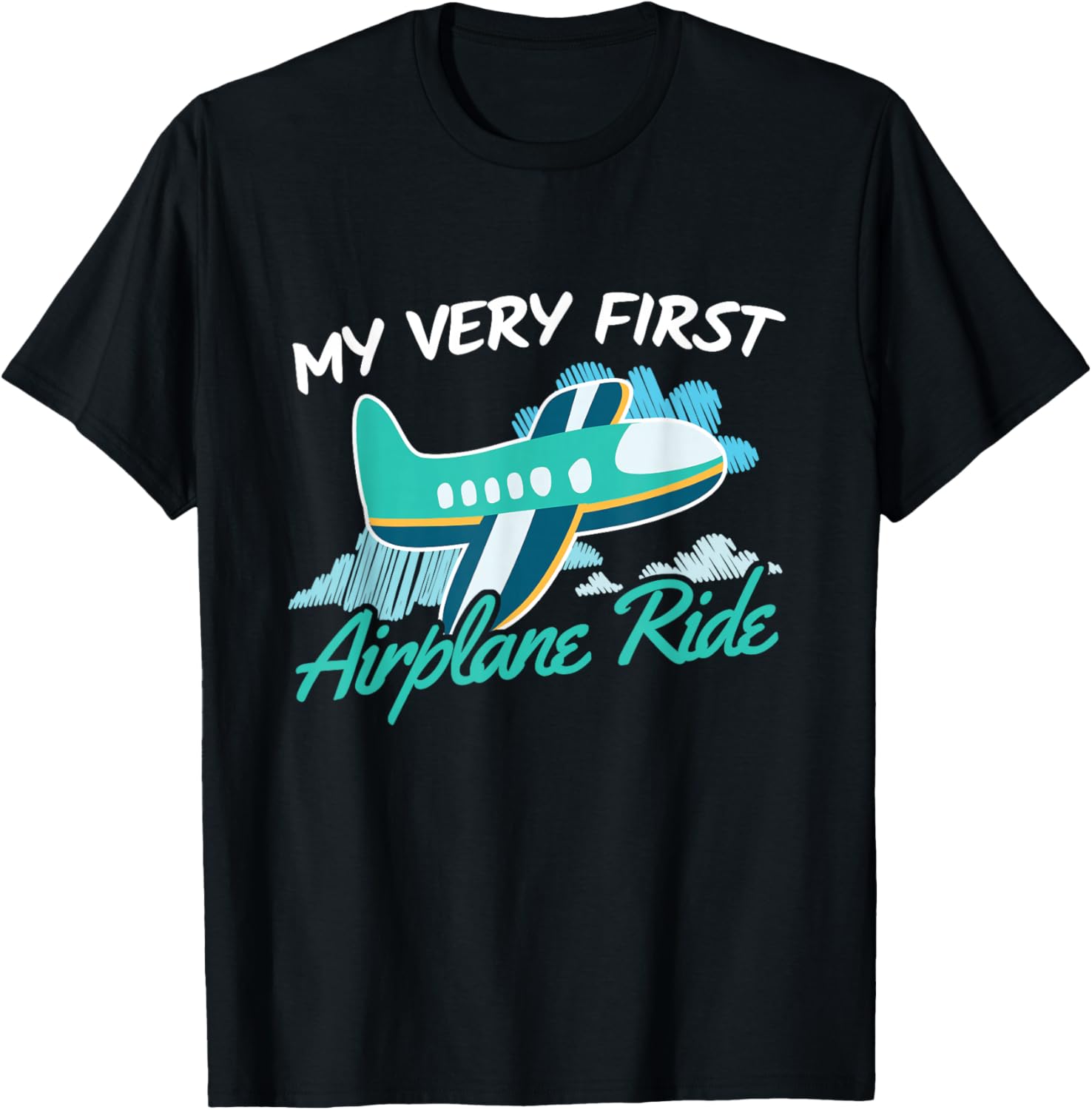 My very first Plane Ride T-Shirt - T-Shirt | Black