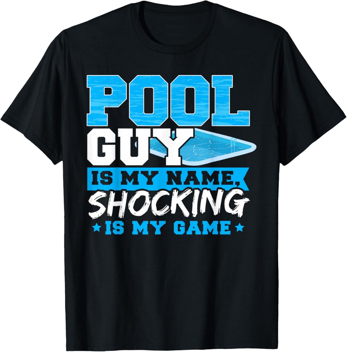 Pool Guy Design for an Pool Boy T-Shirt - T-Shirt | Black