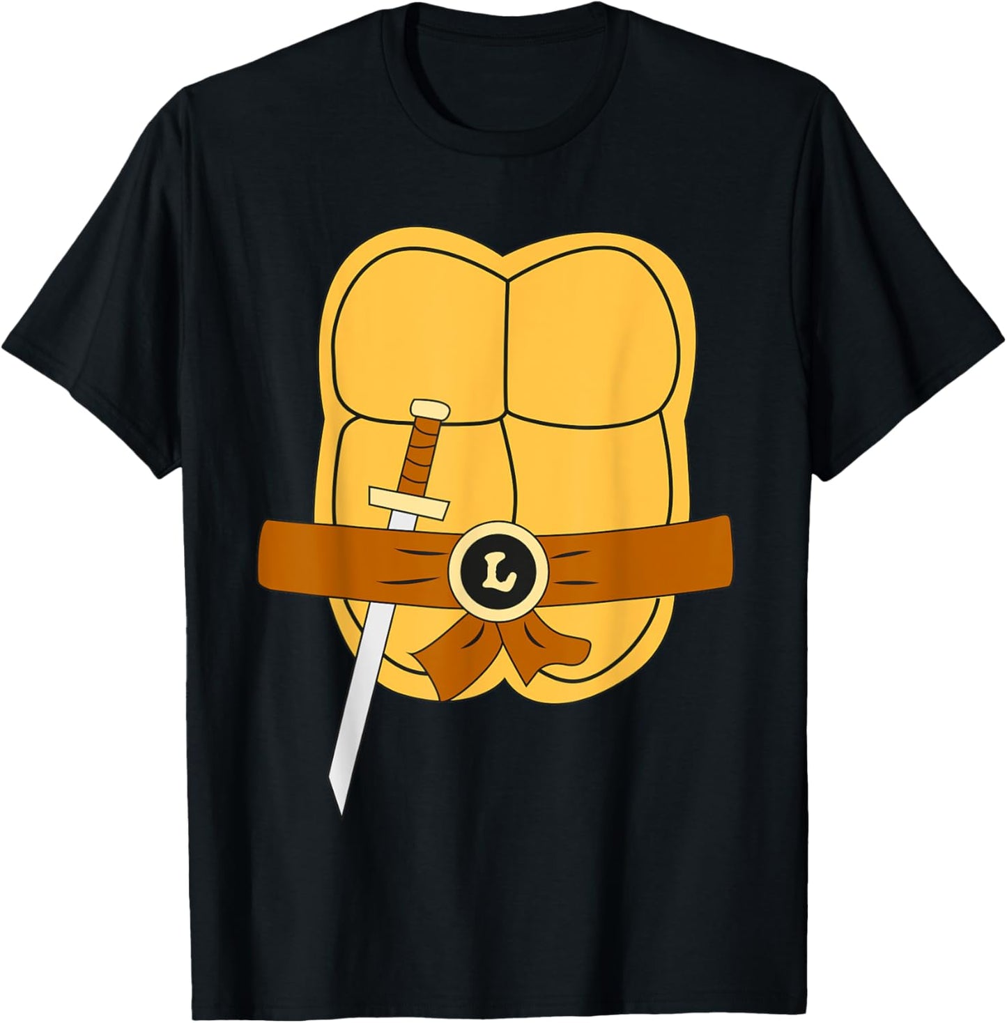 Mademark x Teenage Mutant Ninja Turtles - Leonardo Easy Halloween Costume T-Shirt - T-Shirt | Black