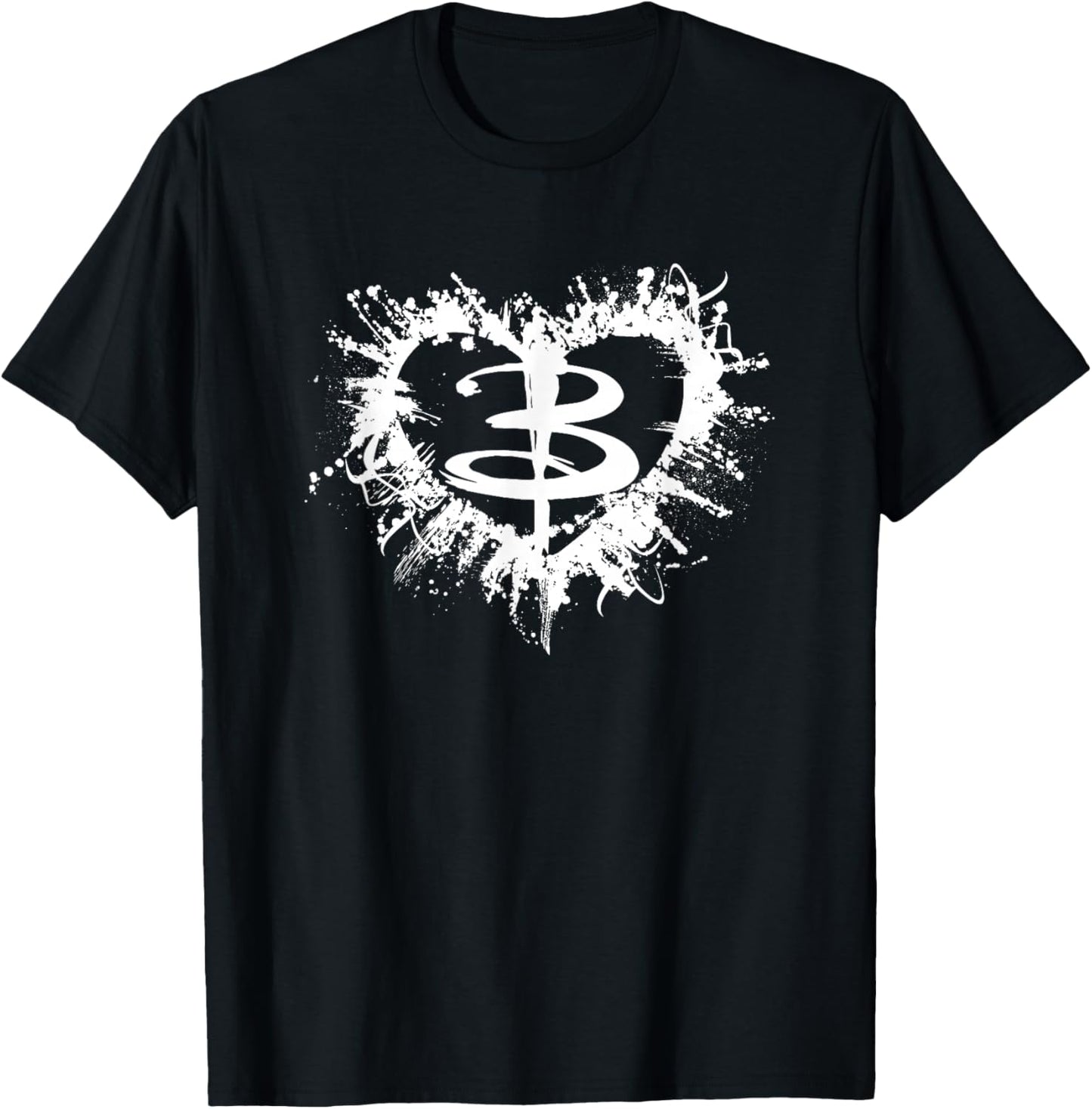 Buffy The Vampire Slayer Heart T-Shirt - T-Shirt | Black