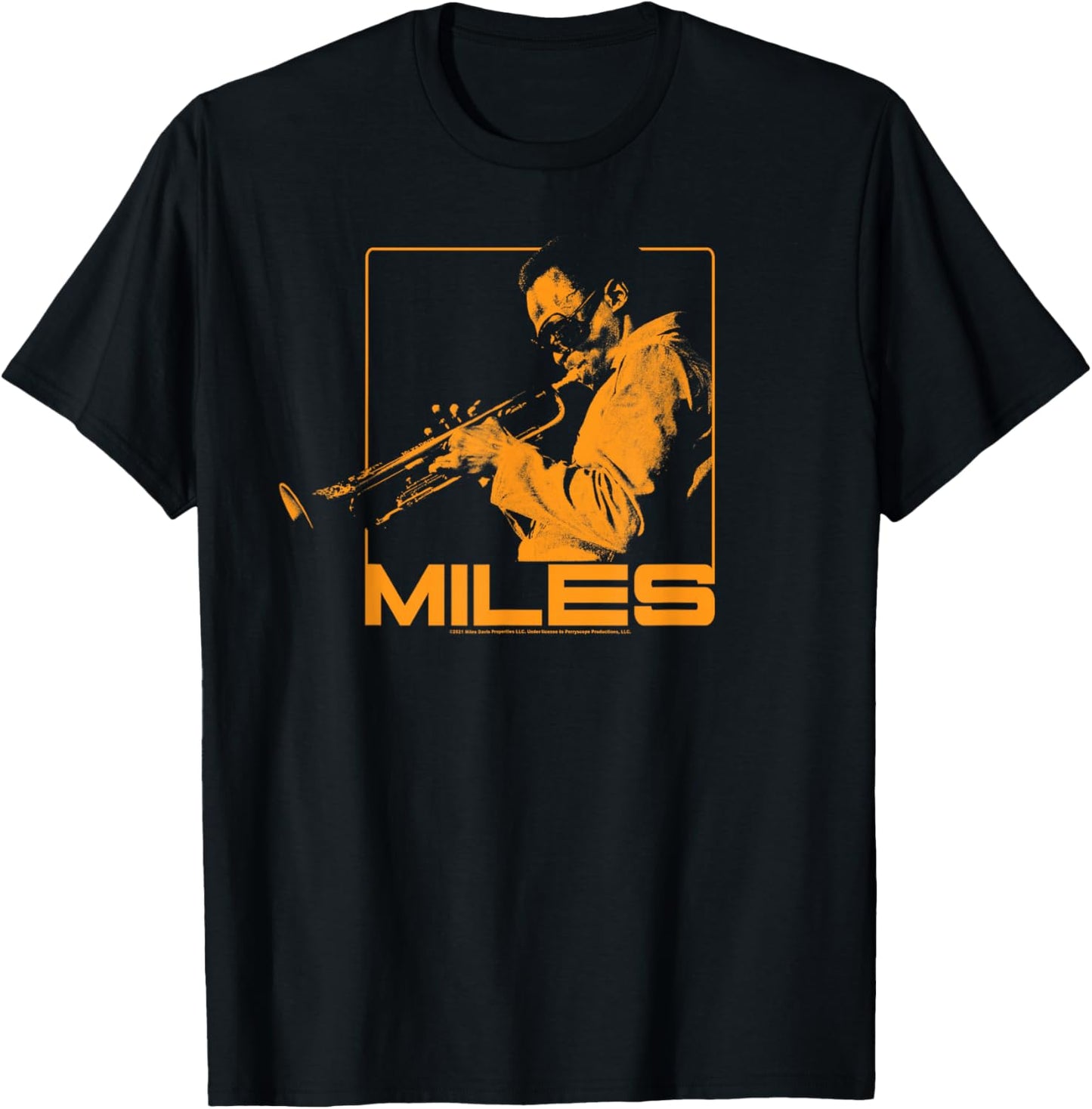 Miles Davis Plays in Shades T-Shirt - T-Shirt | Black