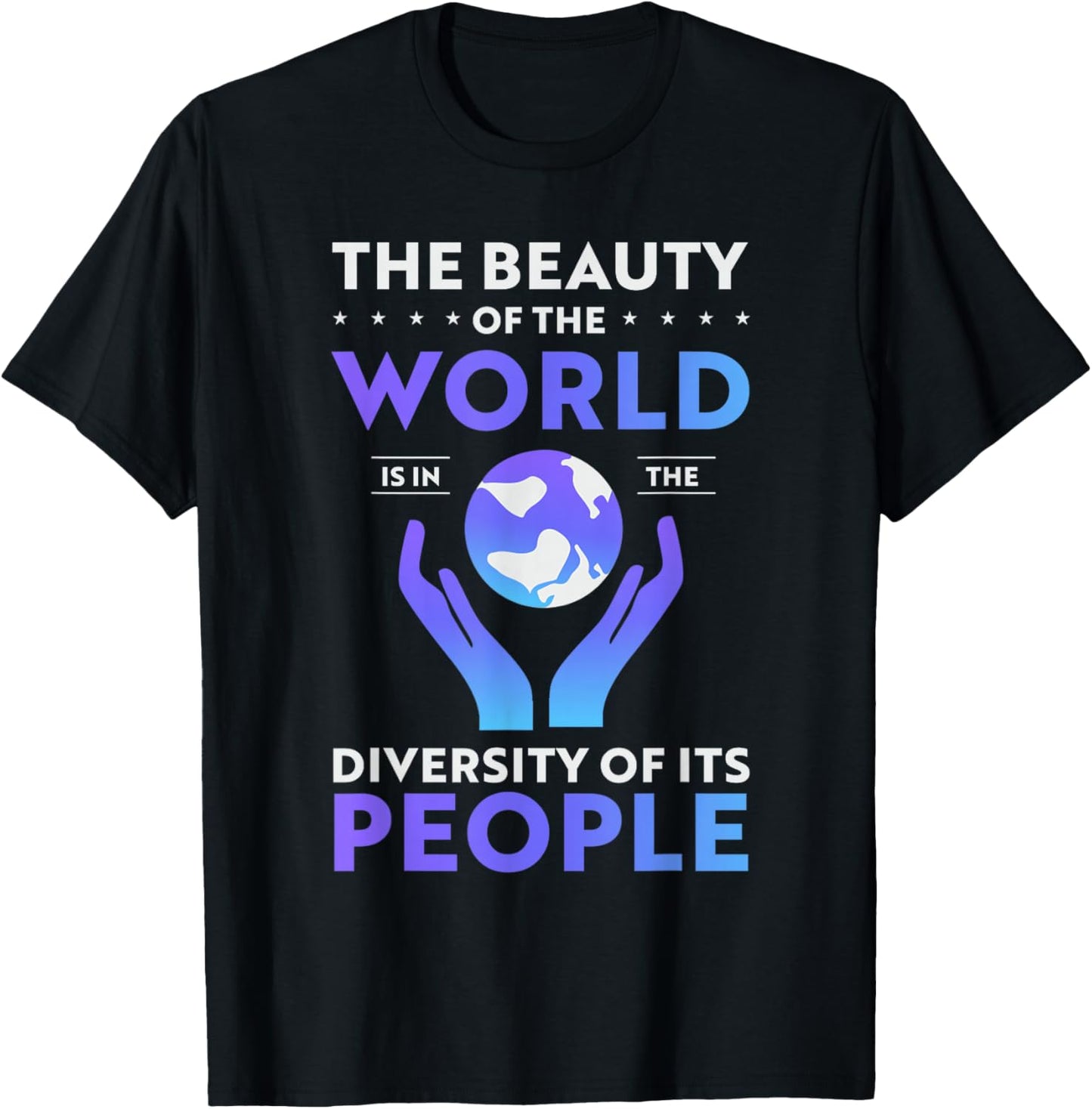 The beauty of the world or Left Political T-Shirt - T-Shirt | Black