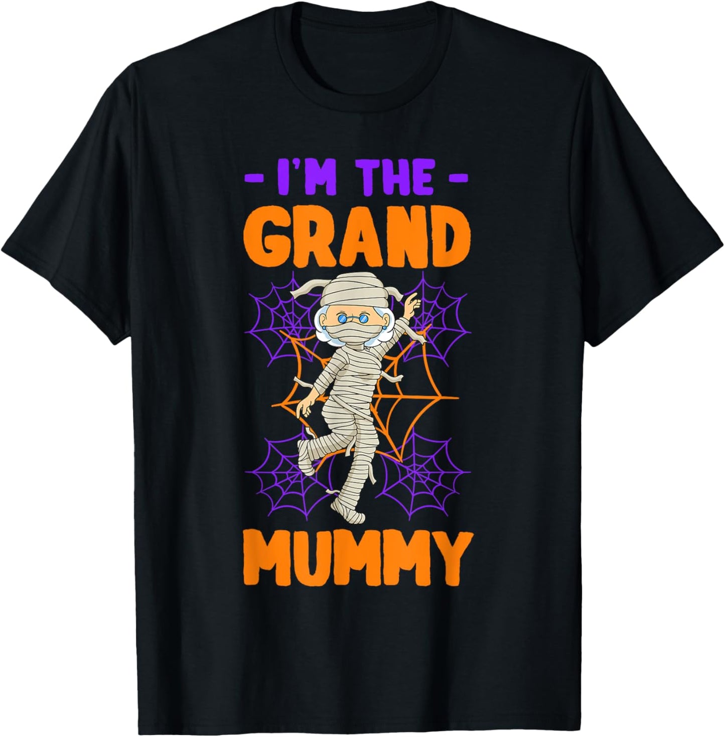 I'm The Grandmummy Halloween Grandmother T-Shirt - T-Shirt | Black