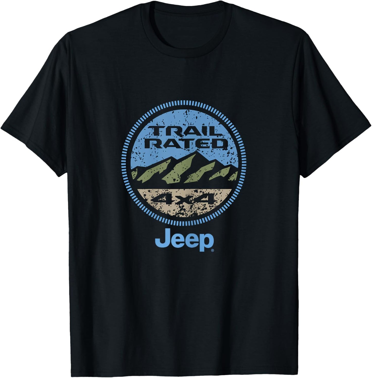 Jeep Trail Rated T-Shirt - T-Shirt | Black