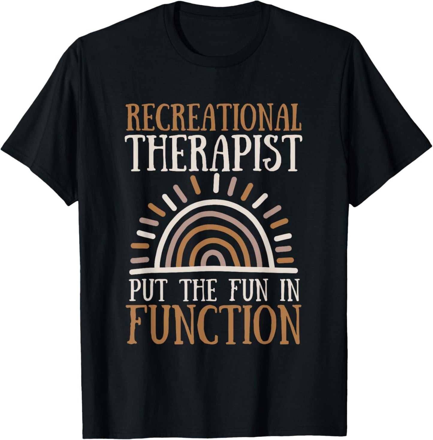 Recreational Therapy Therapist RT Month T-Shirt - T-Shirt | Black