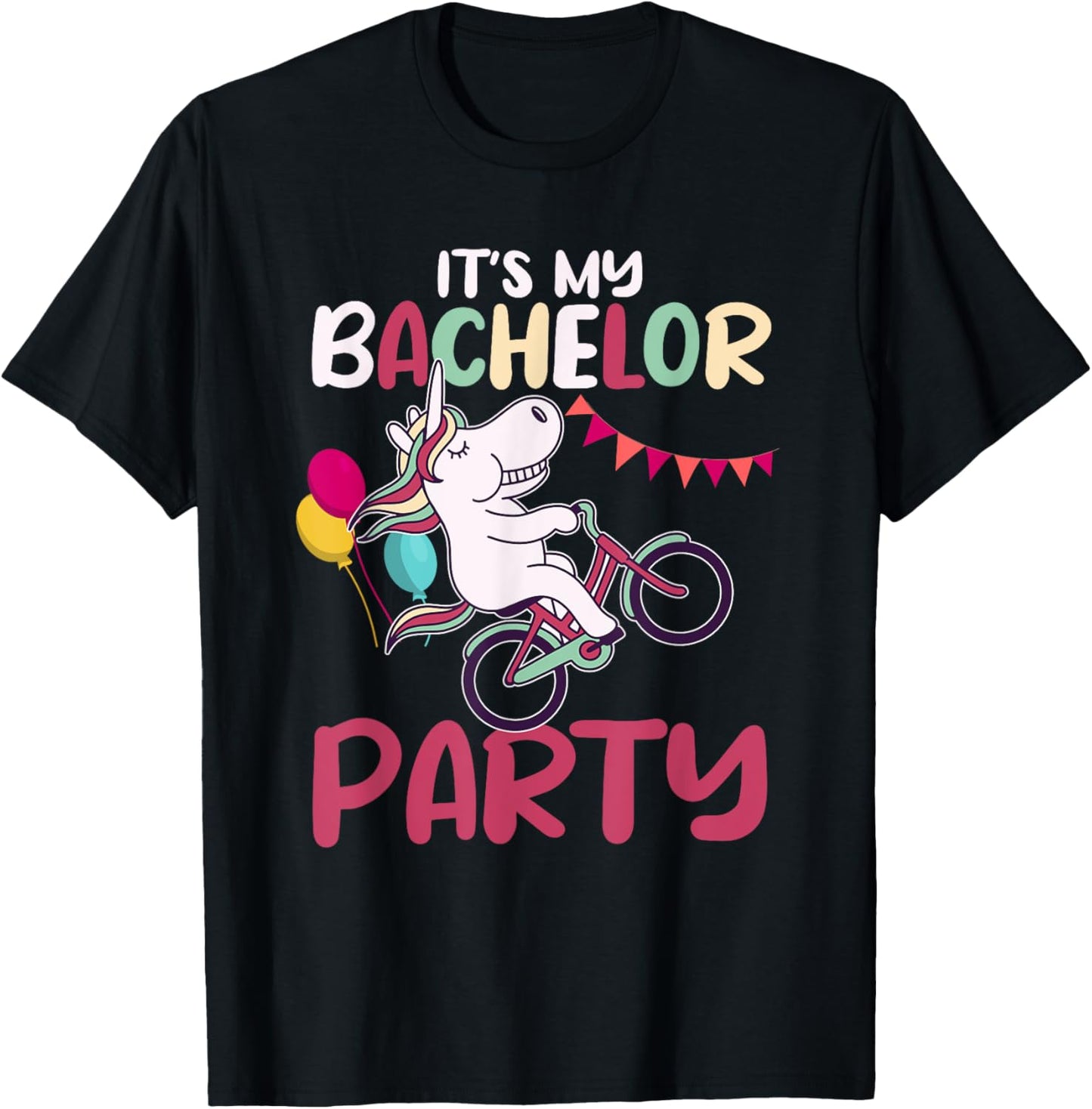 It's My Bachelor Party For Groom Naughty Funny Men T-Shirt - T-Shirt | Black