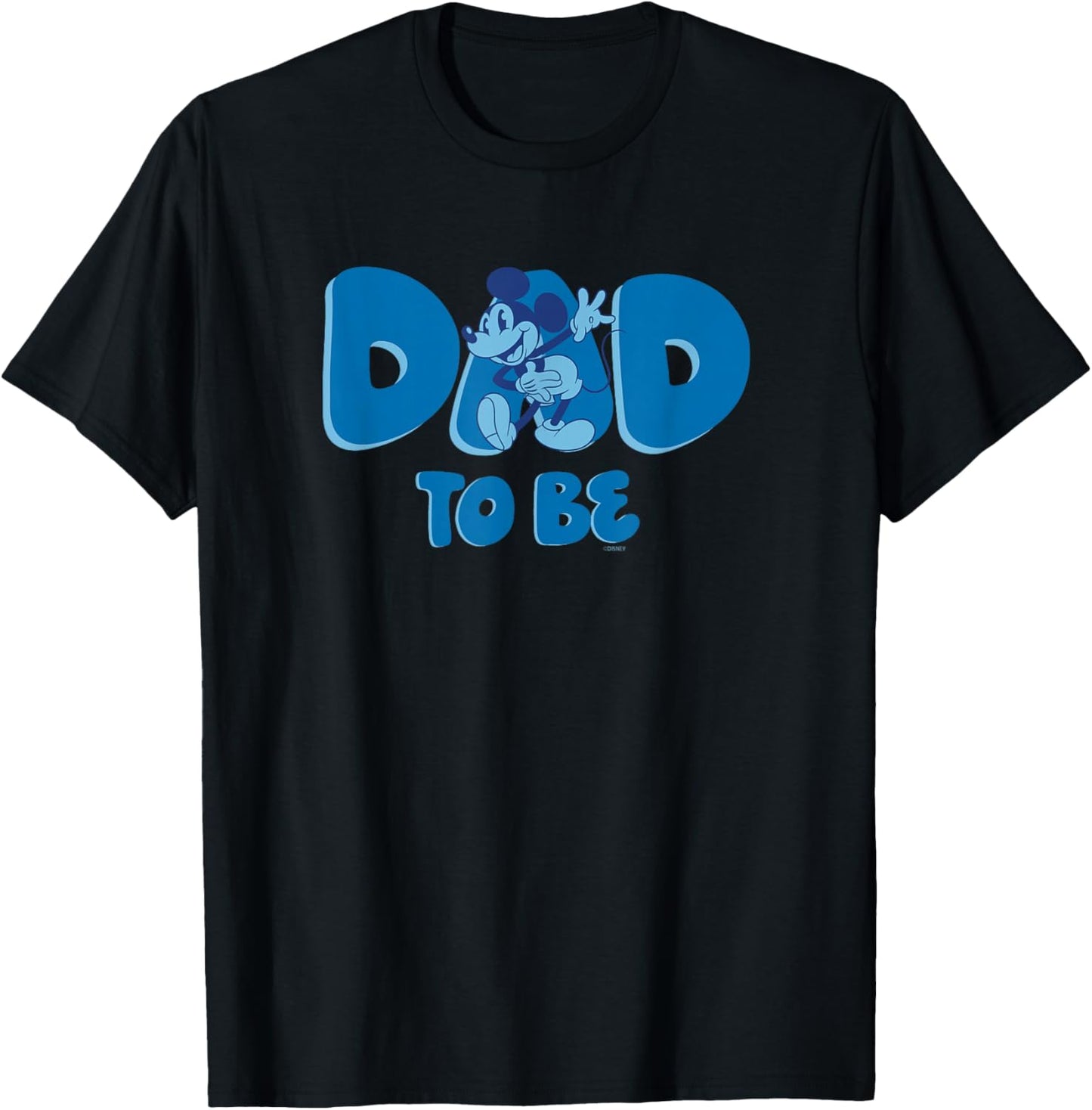 Disney Mickey Mouse Dad To Be T-Shirt - T-Shirt | Black