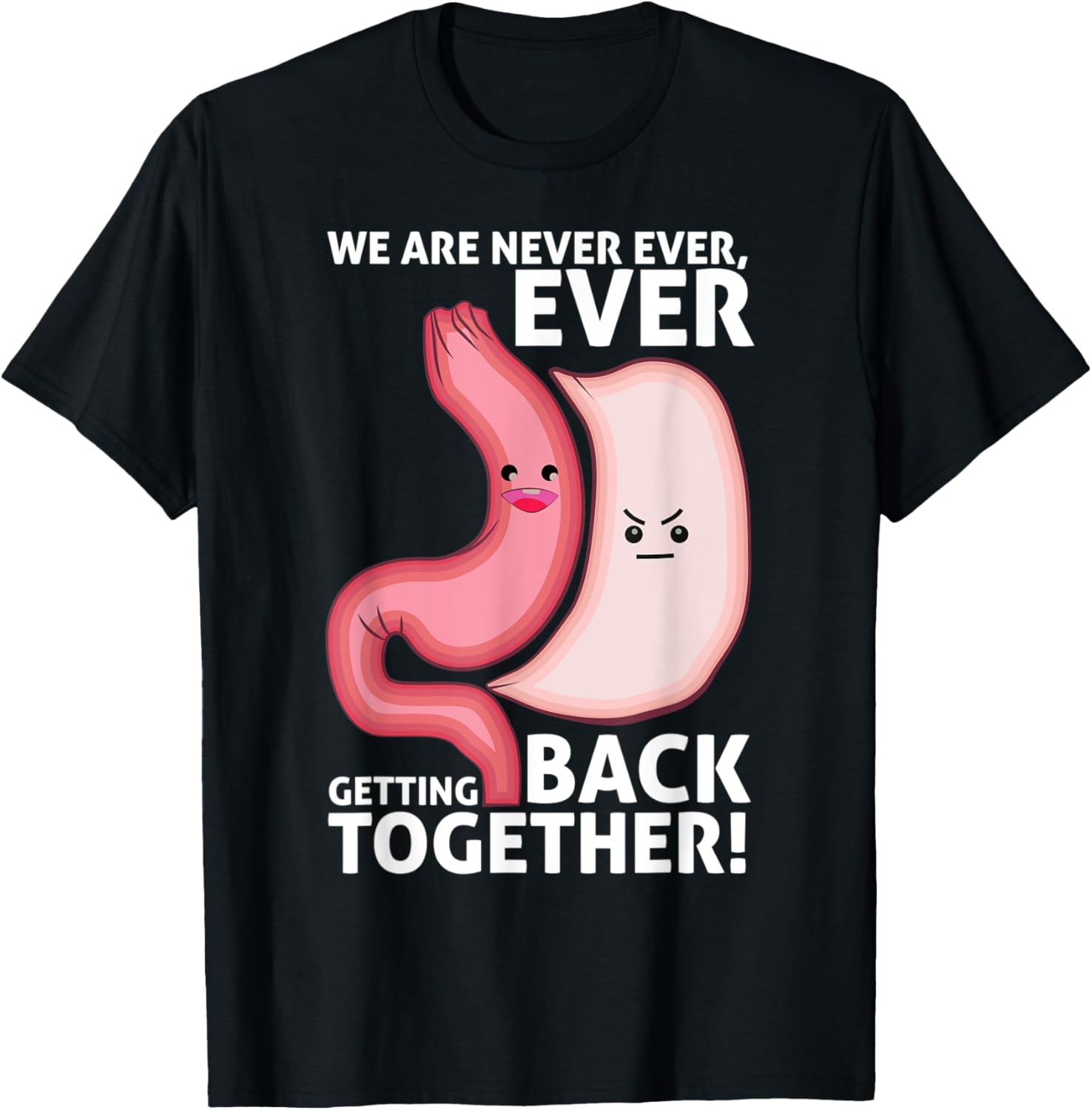Gastric Stomach Surgery Weight Loss Medical Awareness T-Shirt - T-Shirt | Black