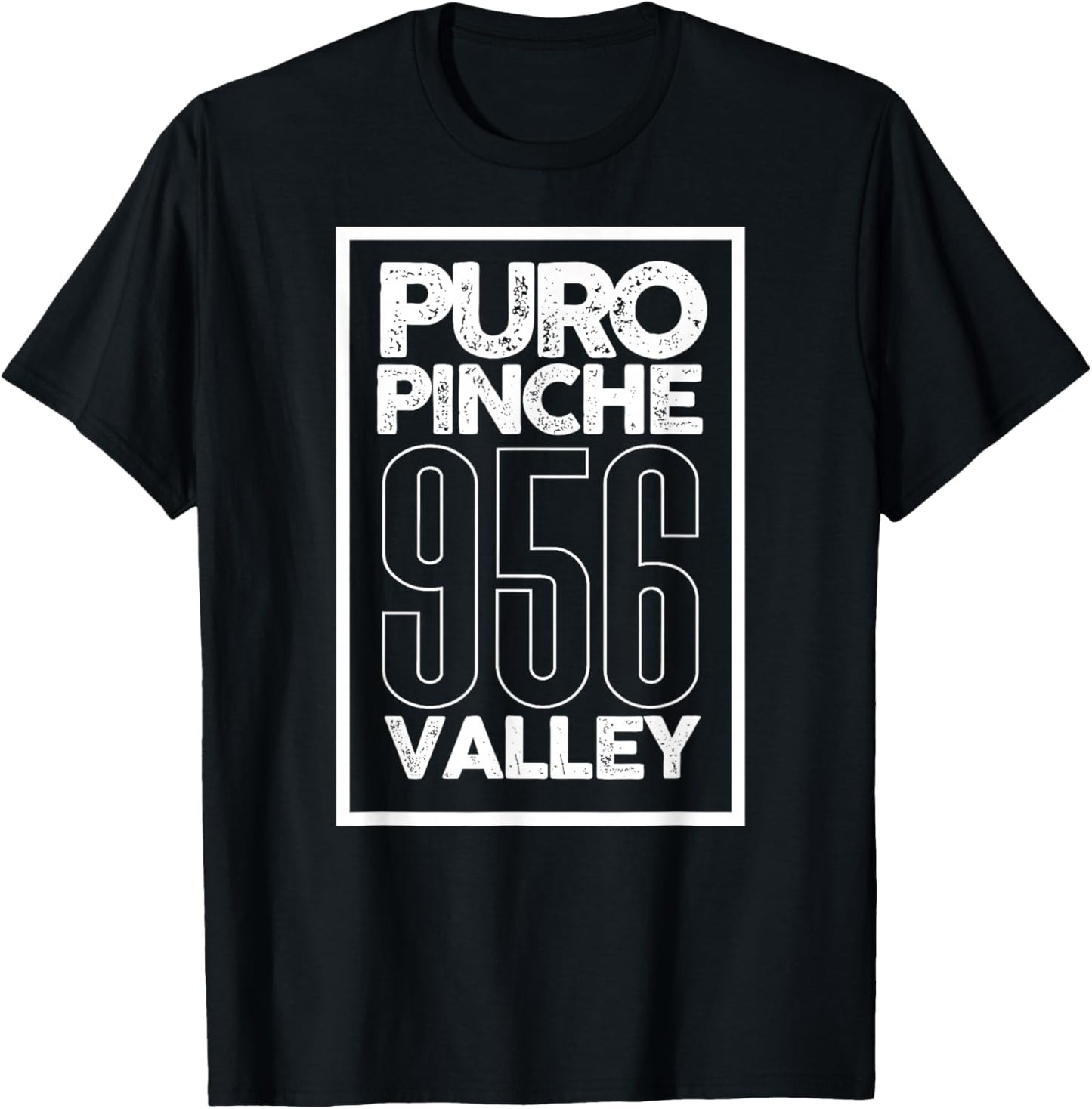 956 Valley Brownsville McAllen Laredo & South Padre Island T-Shirt - T-Shirt | Black