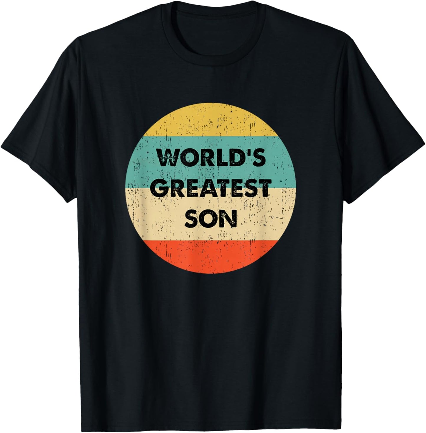 World's Greatest Son T-Shirt - T-Shirt | Black