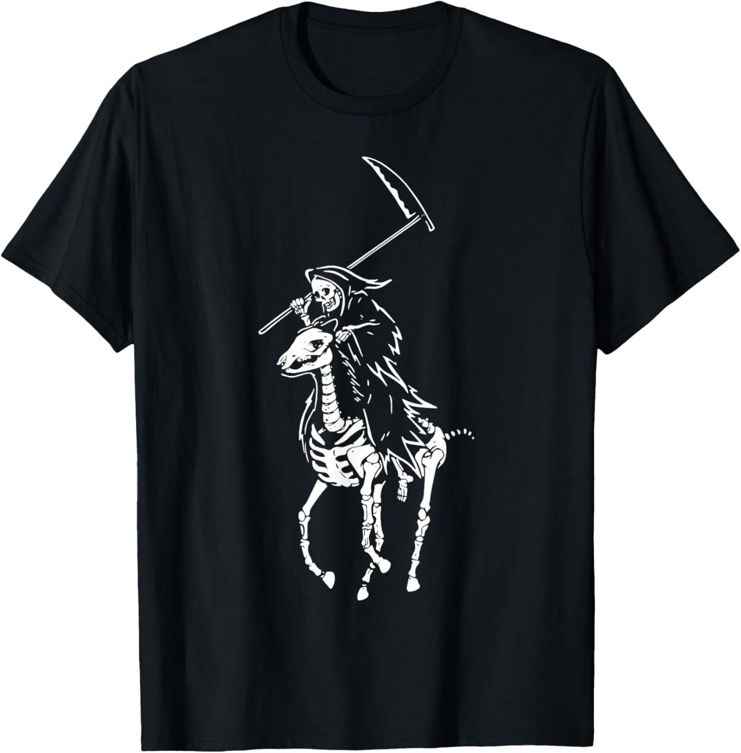 Polo Grim Reaper Vintage Death T-Shirt - T-Shirt | Black