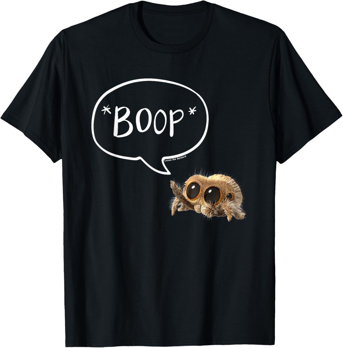 Lucas The Spider “Boop” T-Shirt - T-Shirt | Black