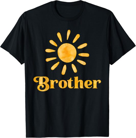 Brother Sun Sunny Mom Family Matching Birthday T-Shirt - T-Shirt | Black