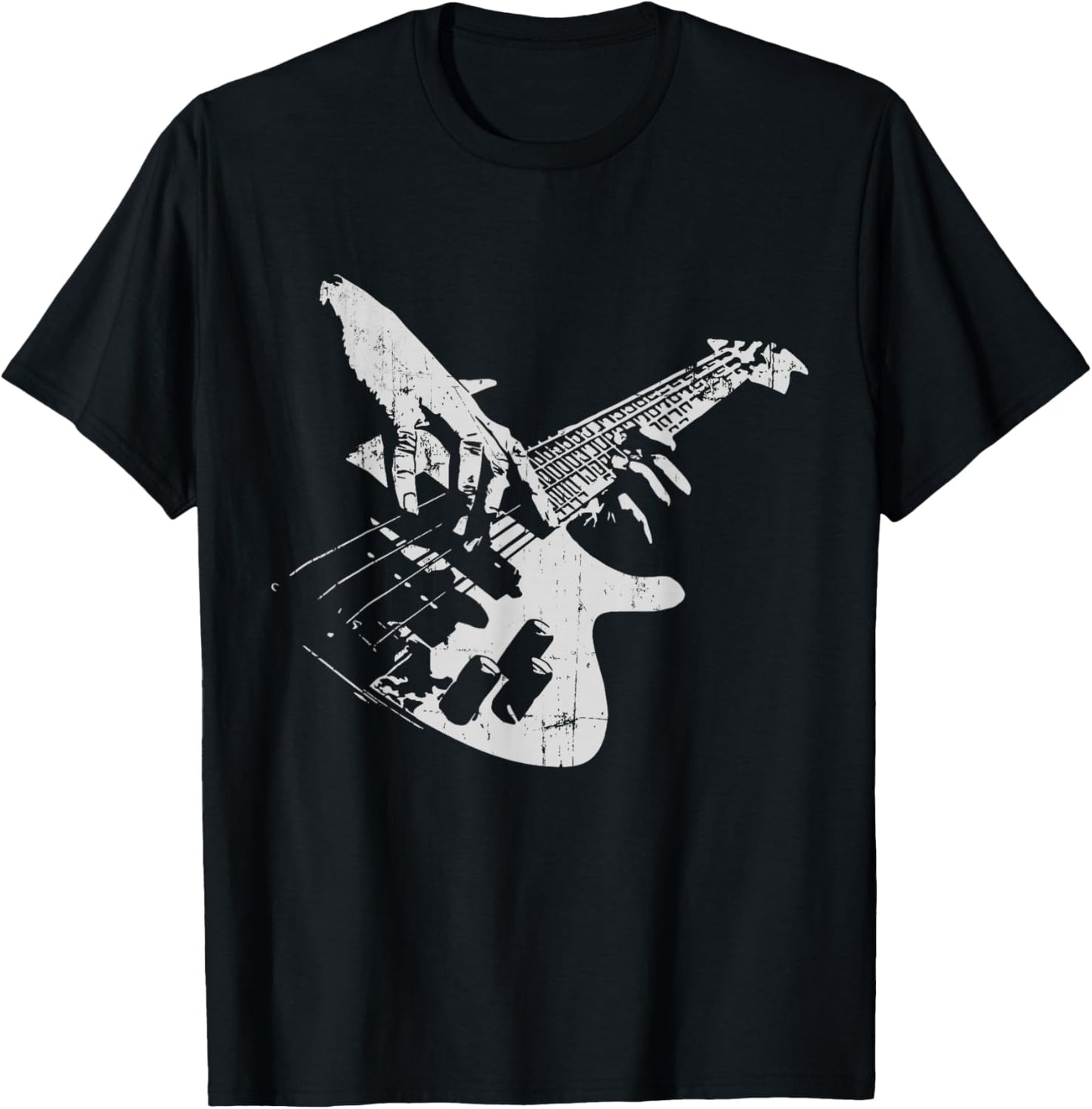 Bass Guitar Vintage for Bassist T-Shirt - T-Shirt | Black